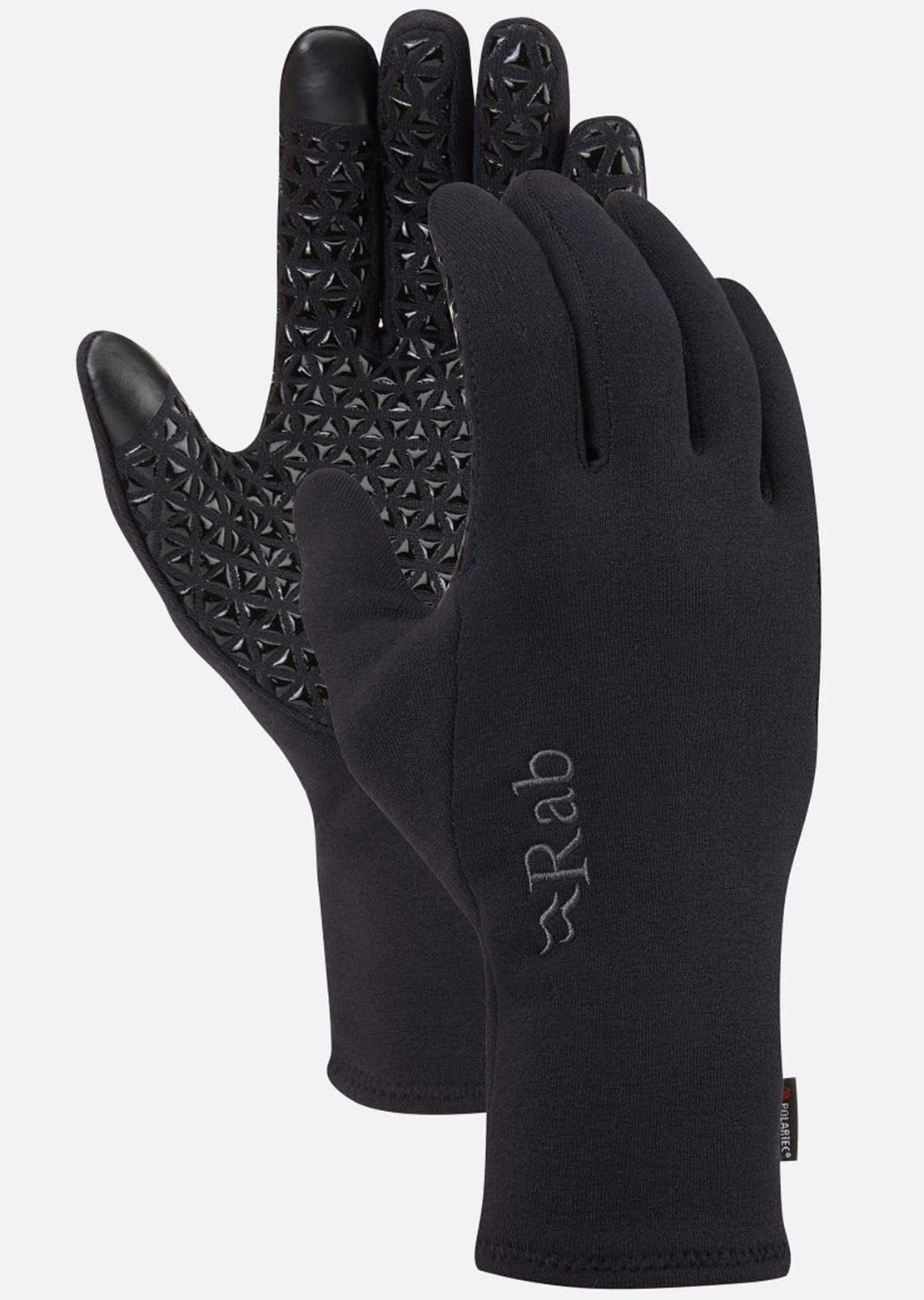 Rab Unisex Power Stretch Contact Grip Gloves Black