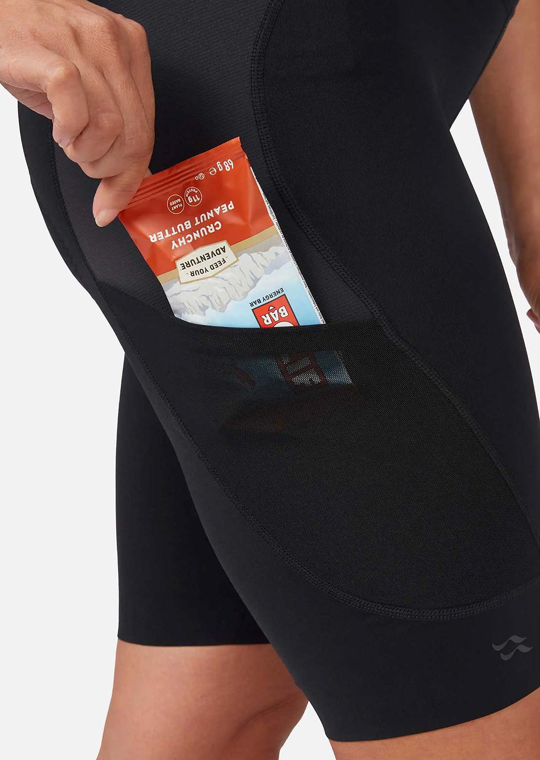 Rab Women's Cinder Cargo Bib Shorts Black