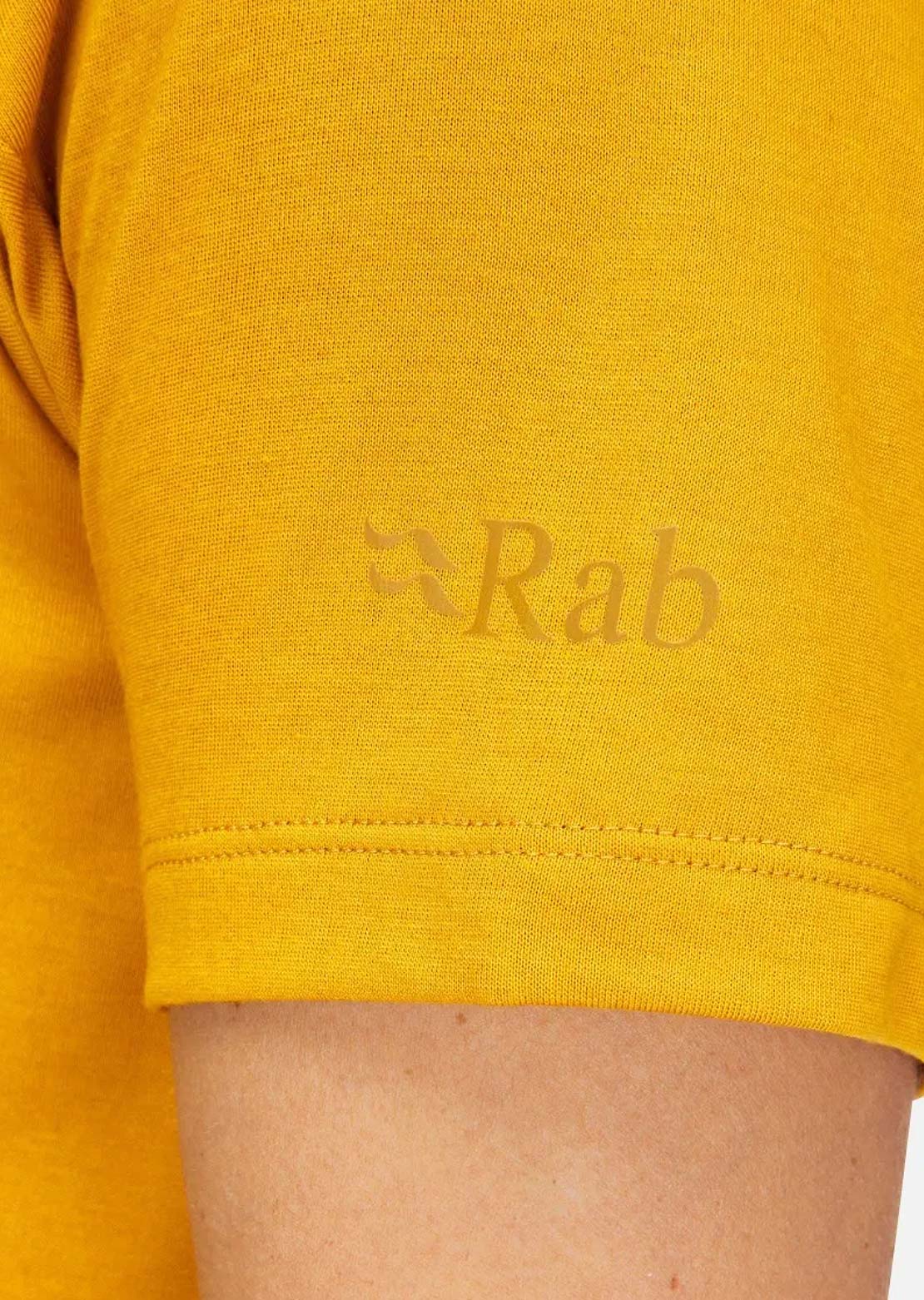 Rab Women's Cinder Crimp T-Shirt Tempest Blue