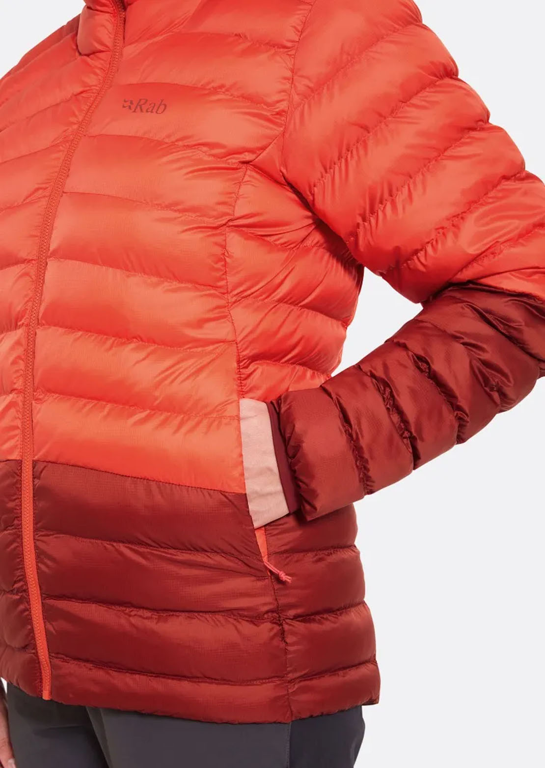 Rab Women's Cirrus Alpine Jacket Red Grapefruit Tuscan Red
