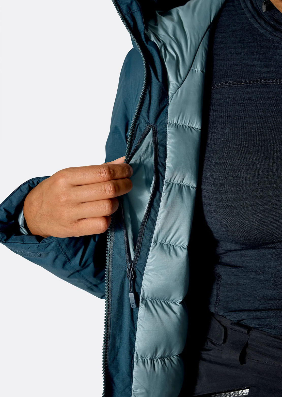 Rab Women's Optical Down Jacket Tempest Blue