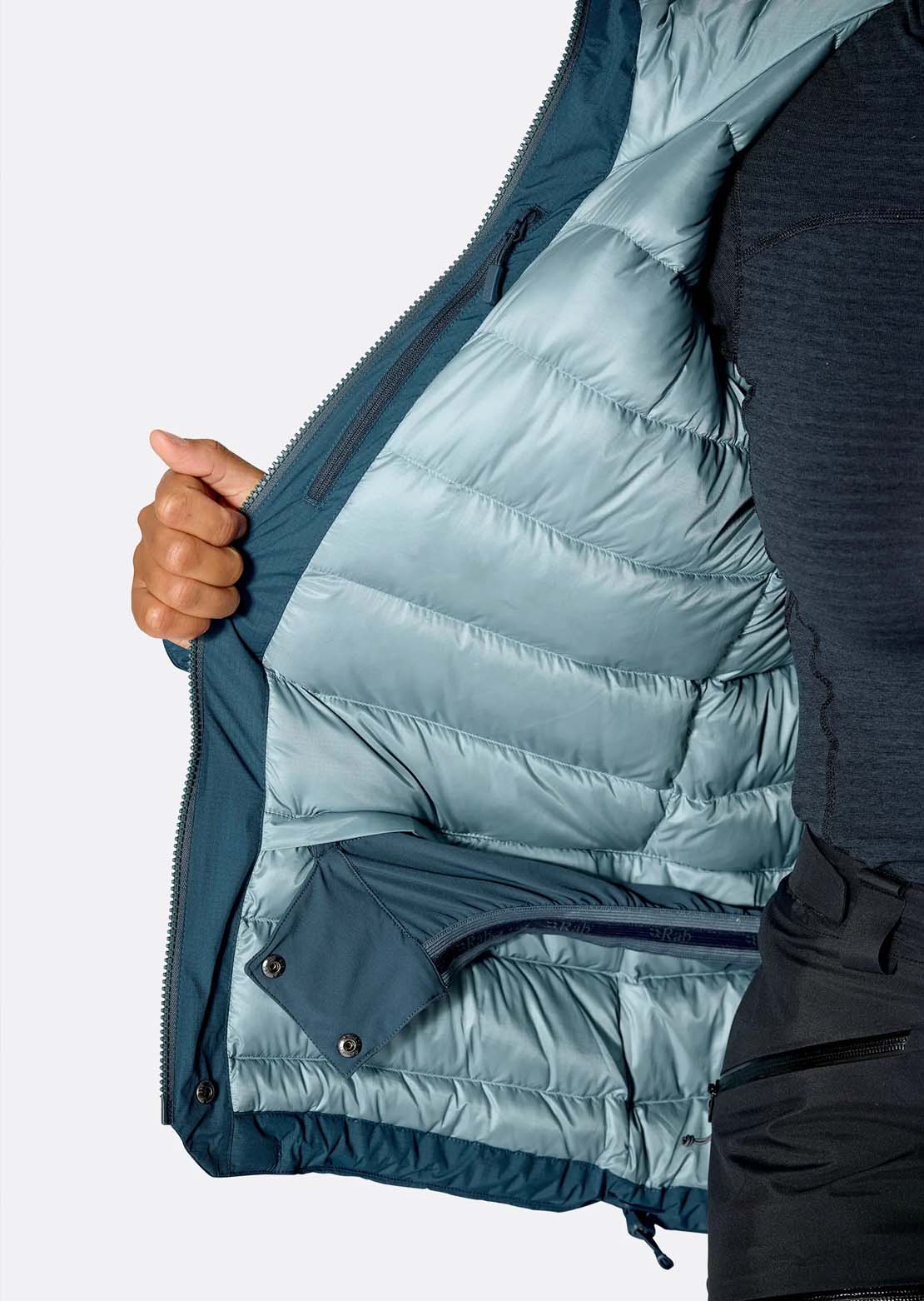 Rab Women's Optical Down Jacket Tempest Blue