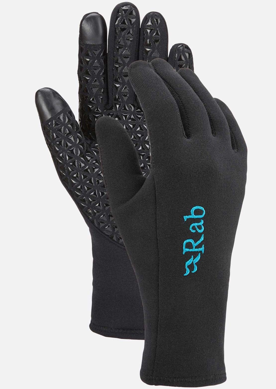 Rab Women's Power Stretch Contact Grip Gloves Black