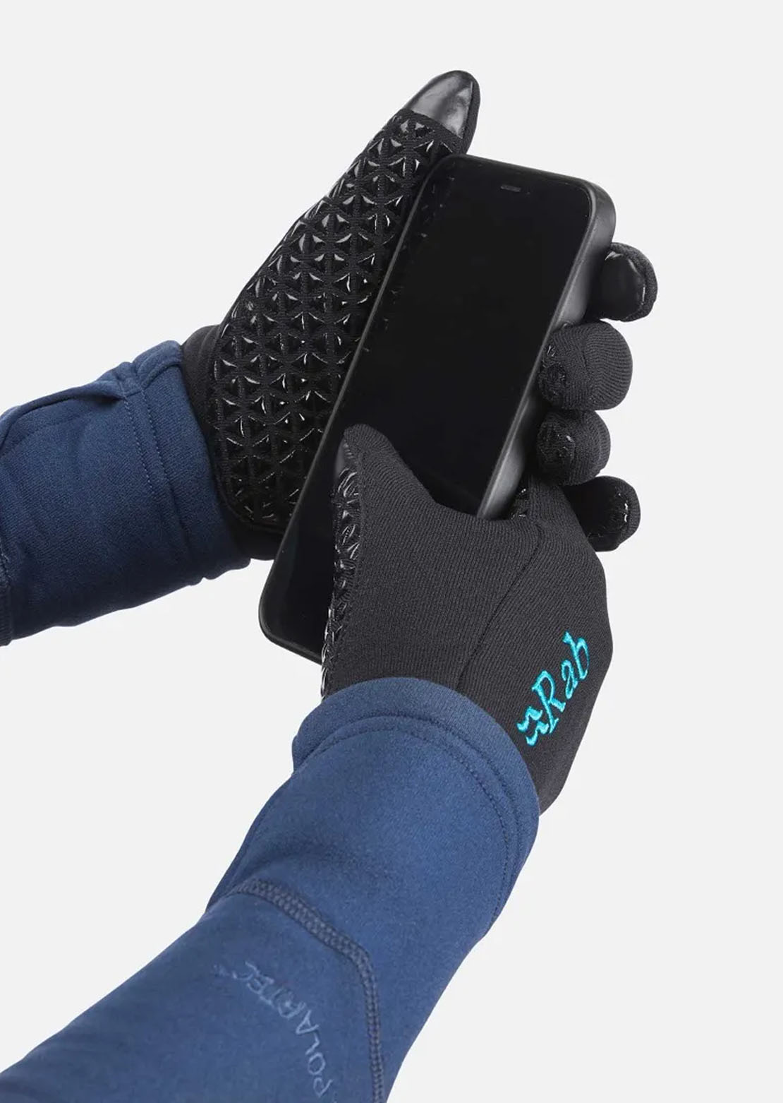 Rab Women's Power Stretch Contact Grip Gloves Black