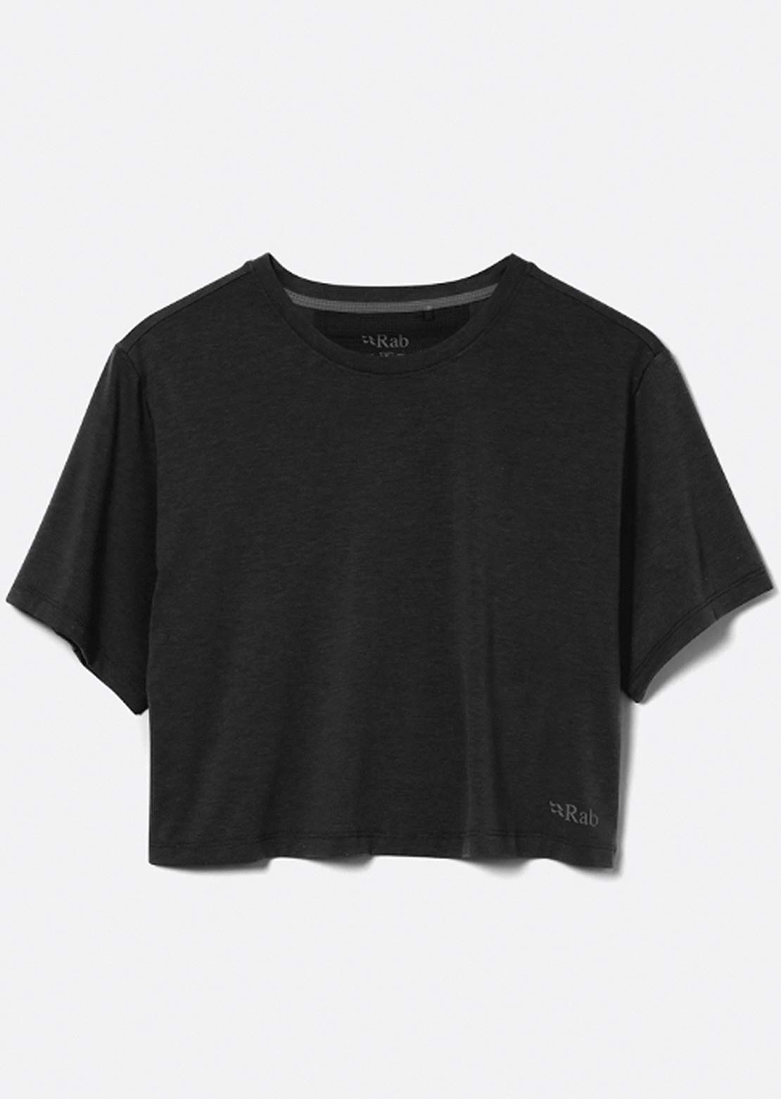 Rab Women's Rivelin Crop T-Shirt Black