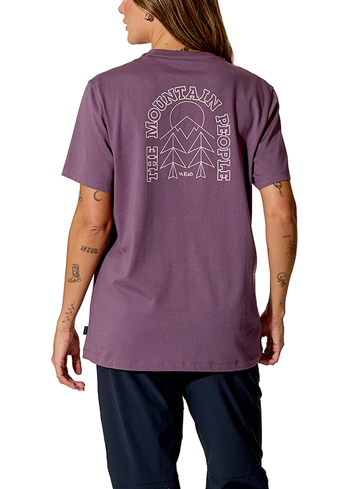 Rab Women's Stance Cirque T-Shirt Dark Iris