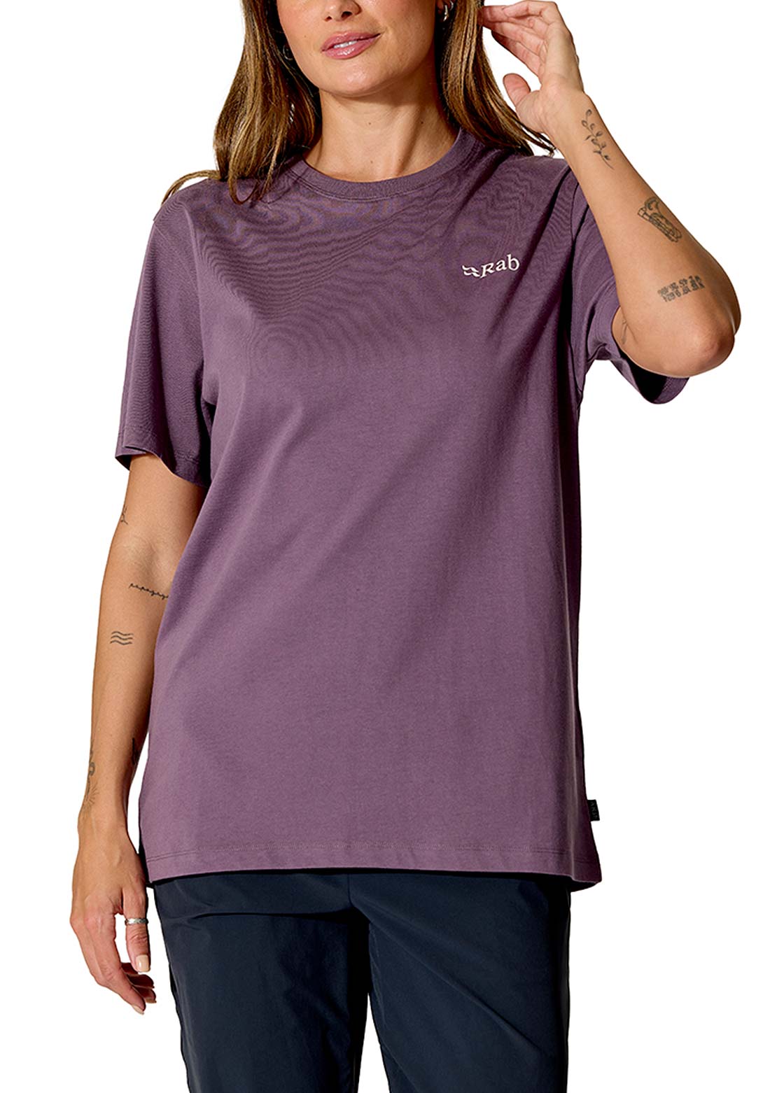 Rab Women's Stance Cirque T-Shirt Dark Iris