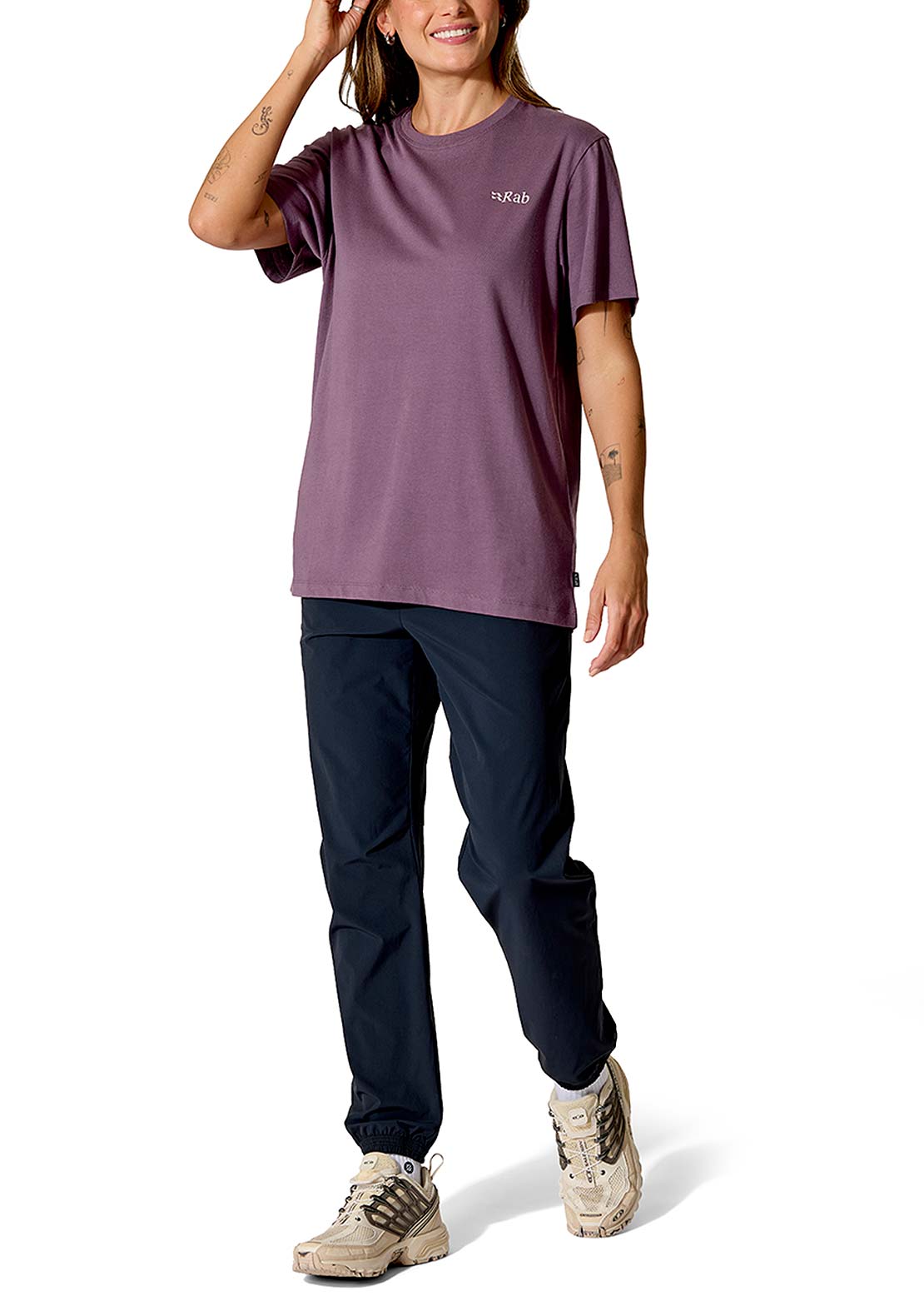 Rab Women's Stance Cirque T-Shirt Dark Iris