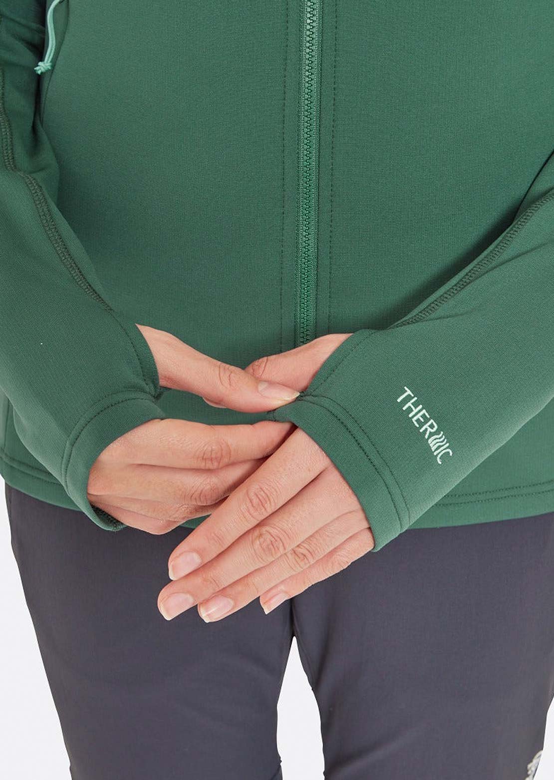 Rab Women's Superflux Hood Green Slate