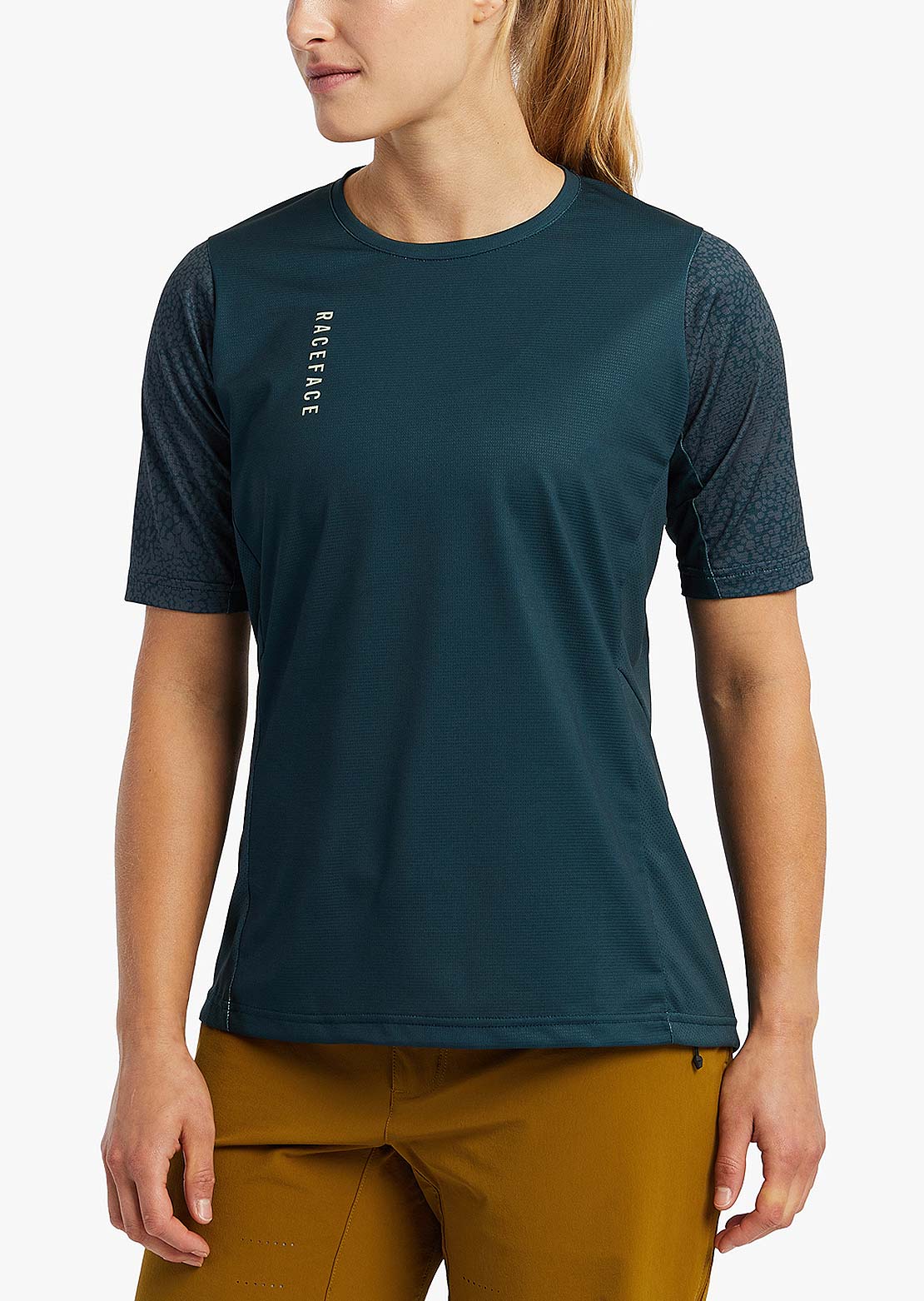Race Face Women's Indy Short Sleeve Jersey Pine