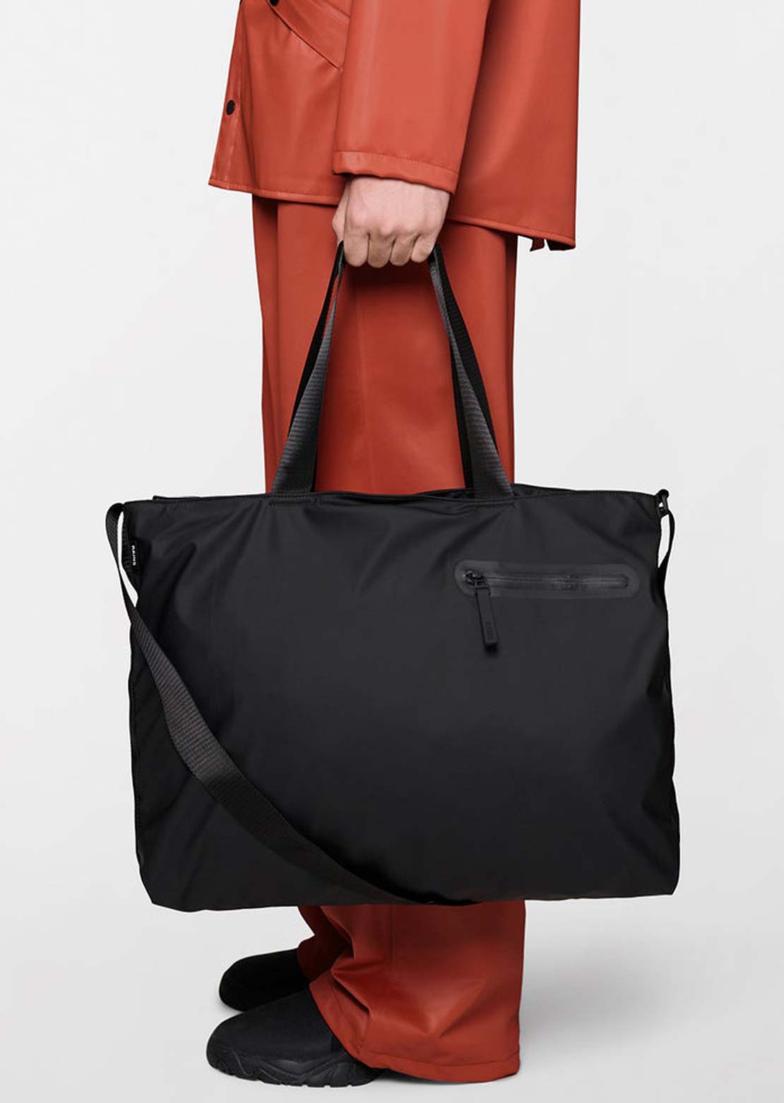 RAINS Unisex Dash Messenger W3 Tote Bag Black
