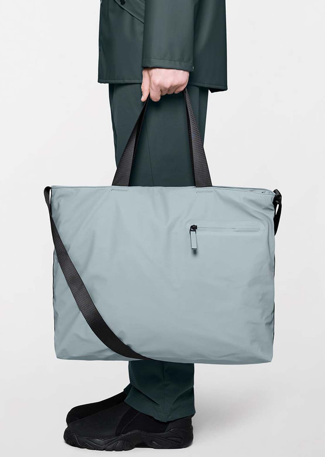 RAINS Unisex Dash Messenger W3 Tote Bag Pool