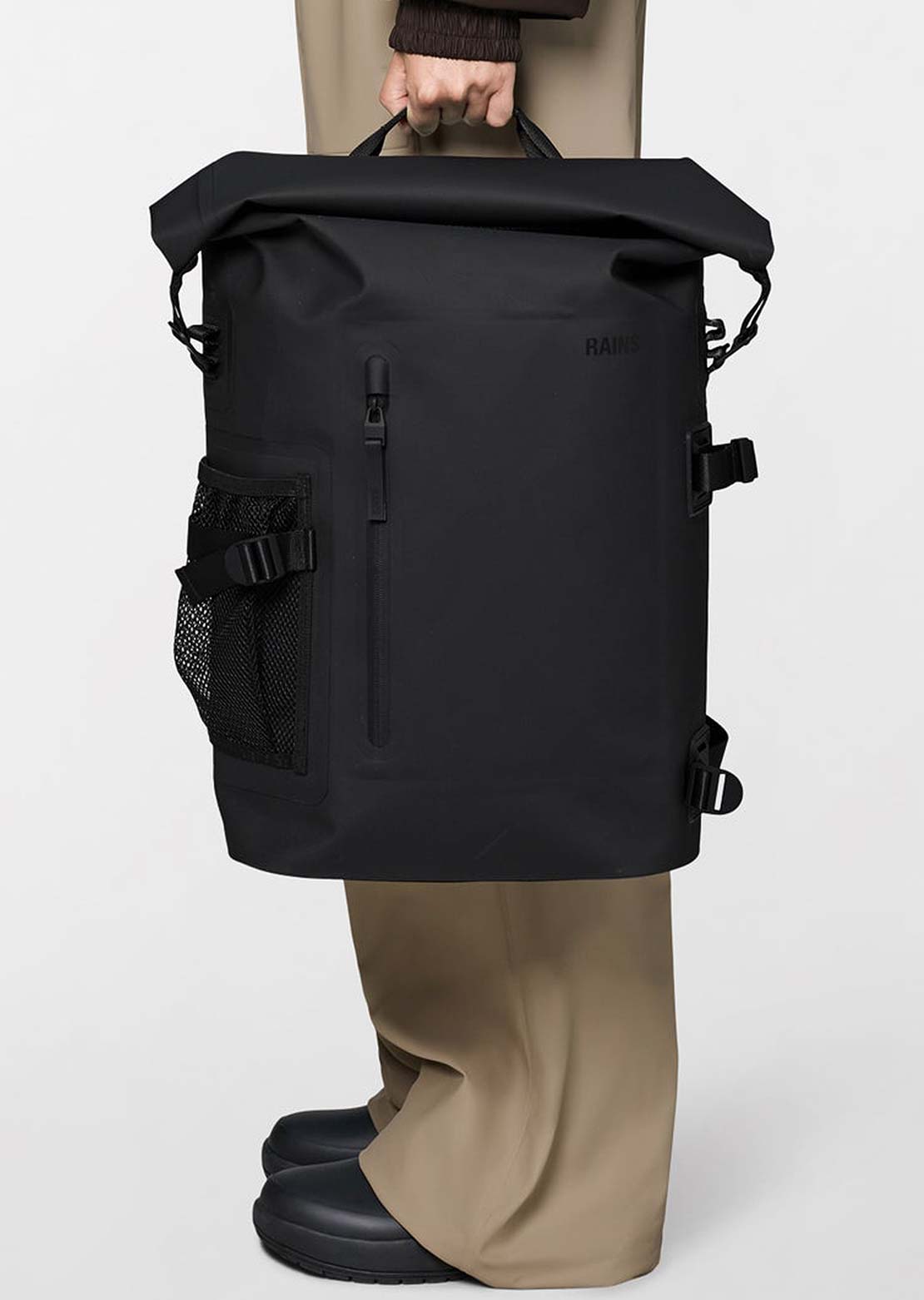 RAINS Unisex Deepwater Rolltop W4 Large Rucksack Bag