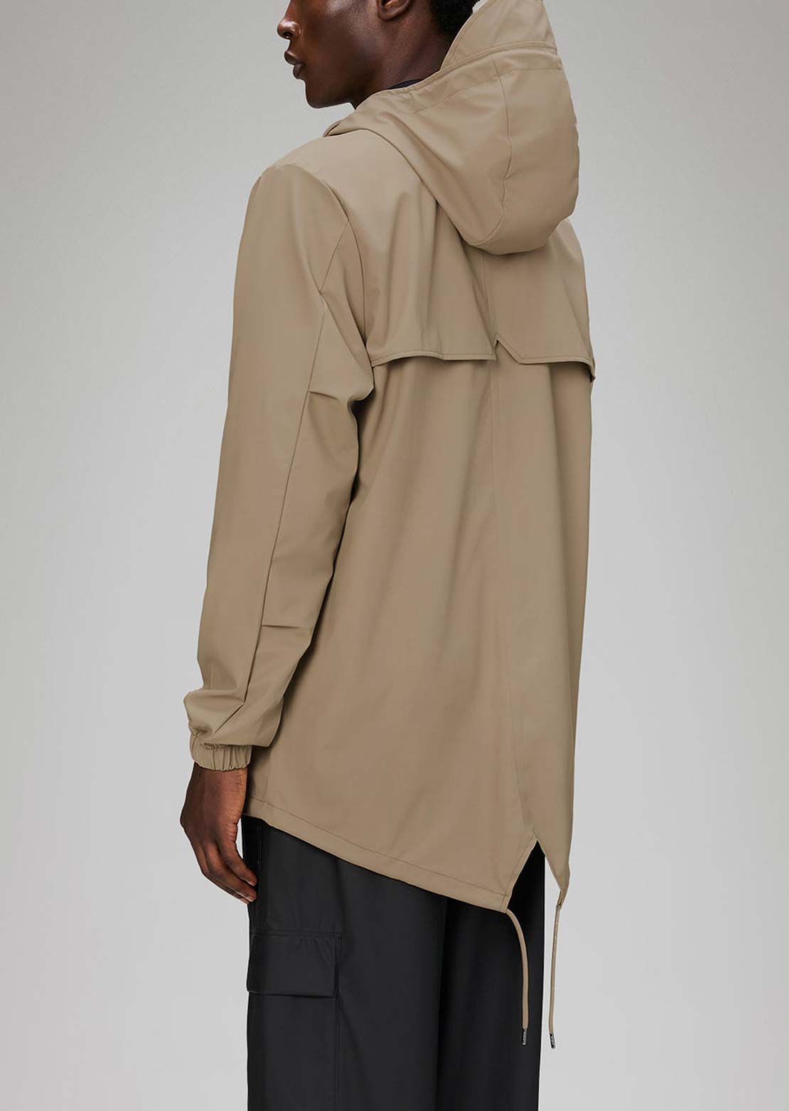 RAINS Unisex Fishtail W3 Jacket Beige
