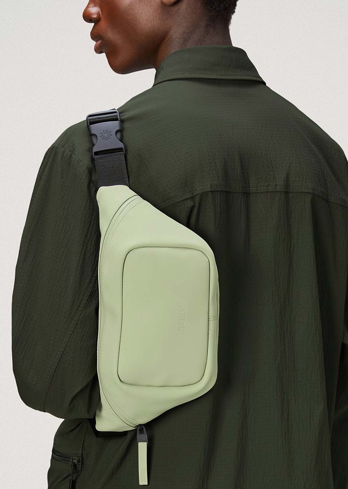 RAINS Unisex Mini W3 Bum Bag Earth