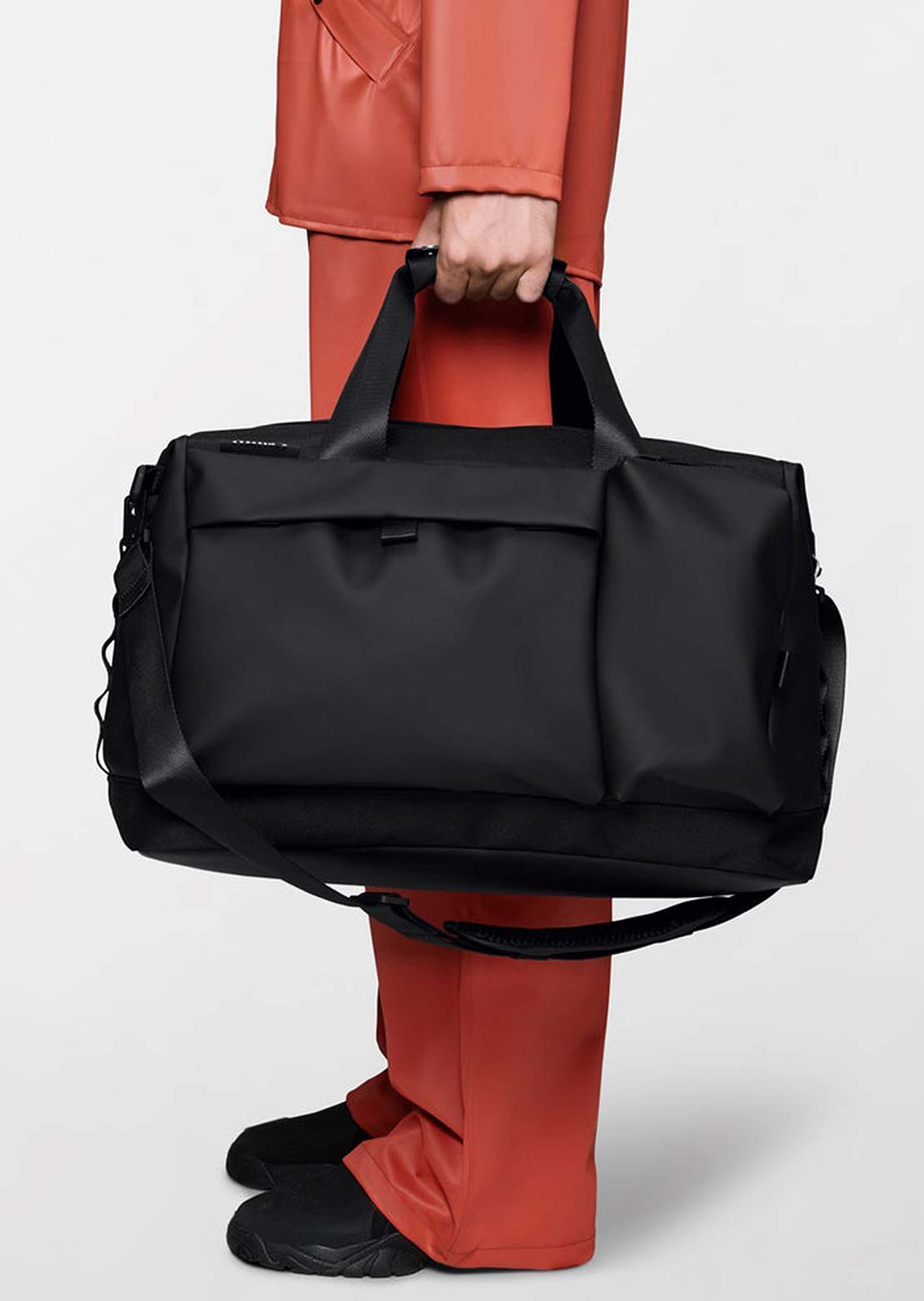 RAINS Unisex Otaru W3 Weekend Bag Black