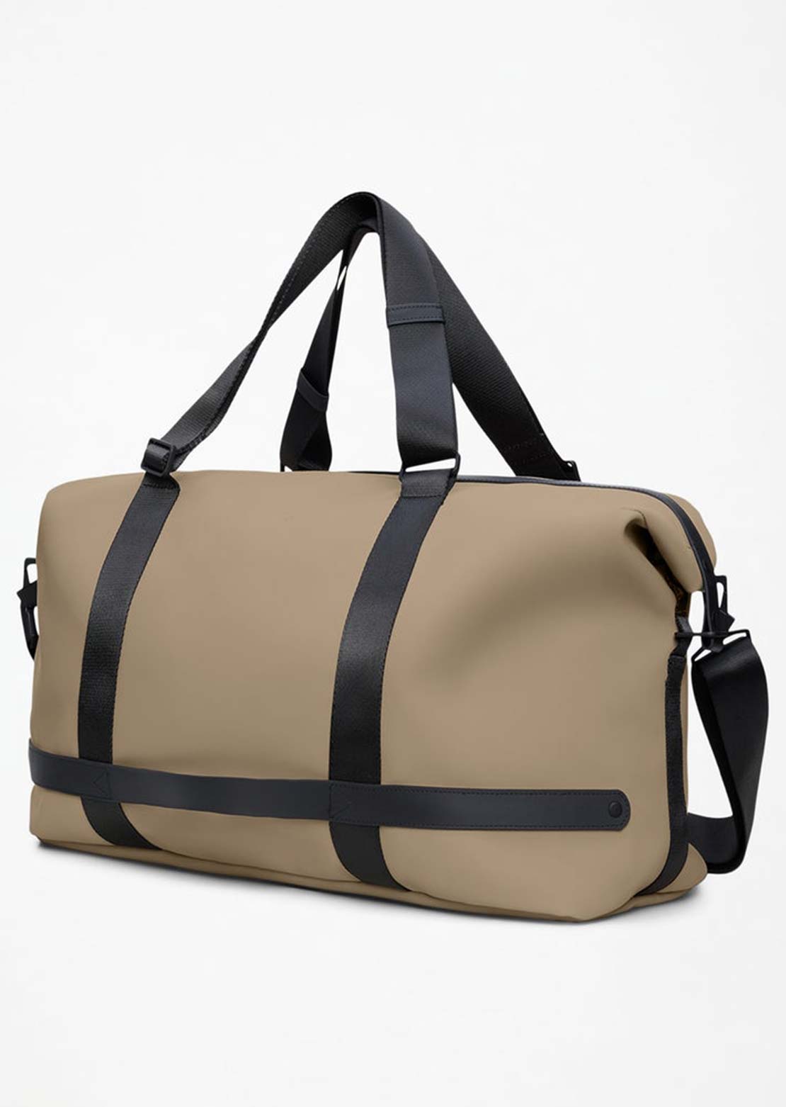 RAINS Unisex OTG W3 Weekend Bag Beige