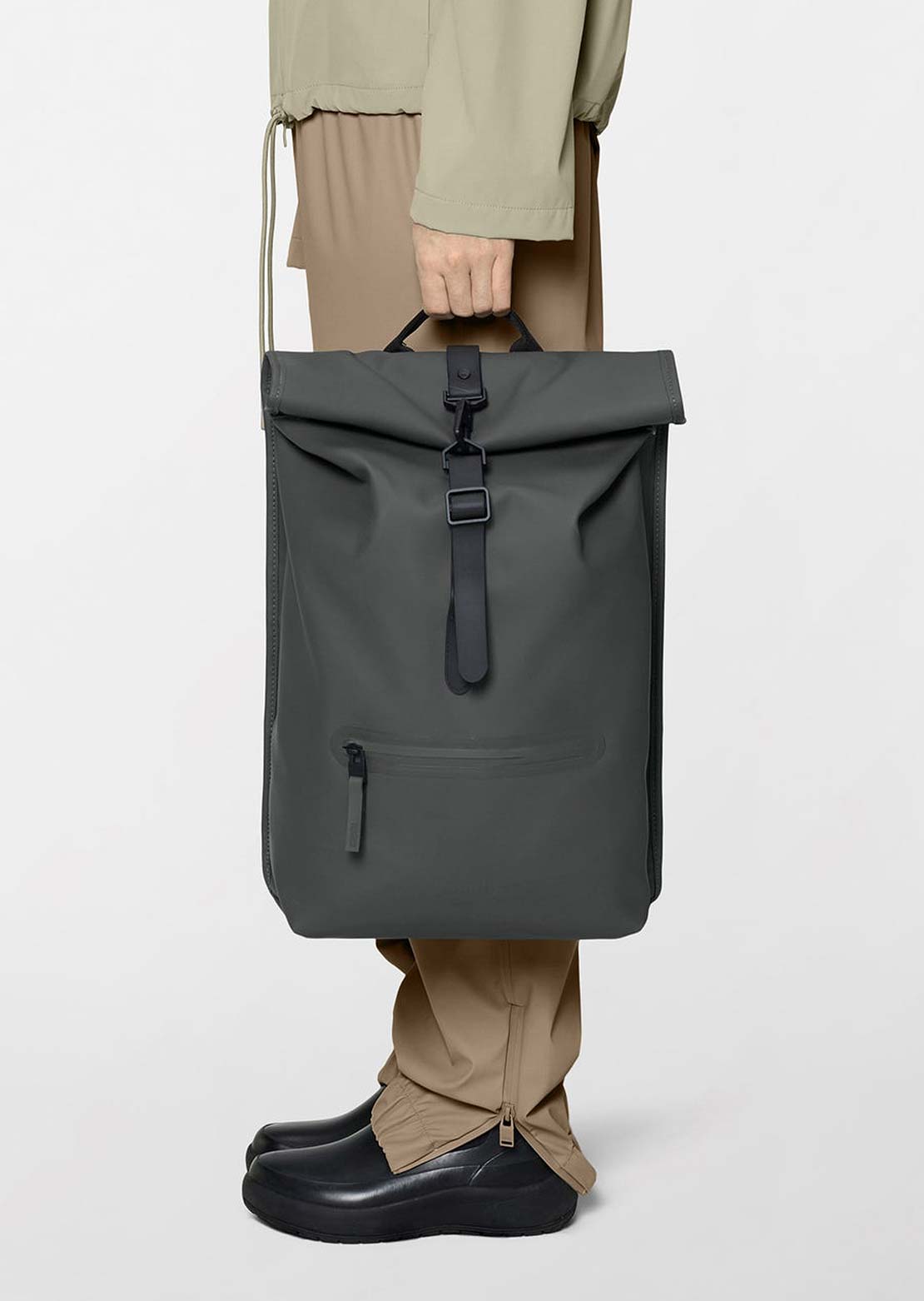 RAINS Unisexe Rolltop W3 Rucksack Sac