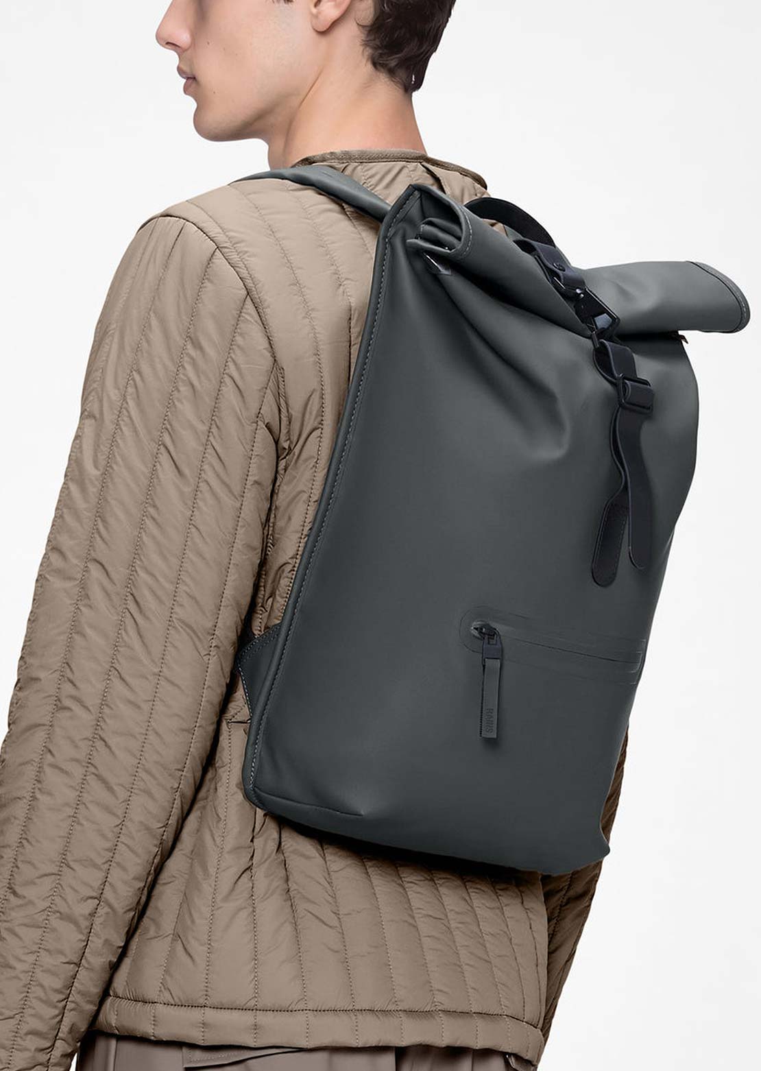 RAINS Unisexe Rolltop W3 Rucksack Sac