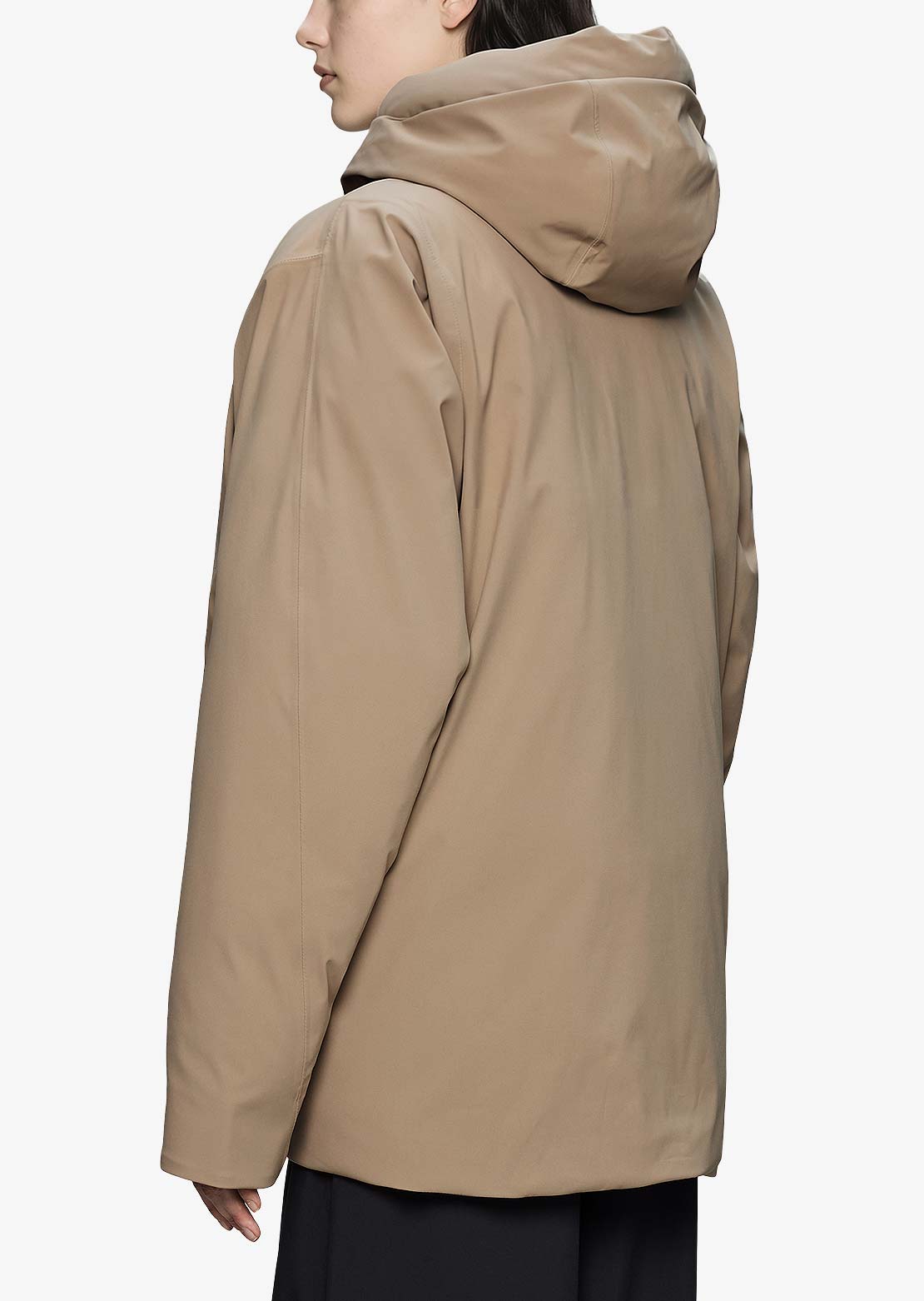 RAINS Unisex Sarna W4T3 Puffer Jacket Beige