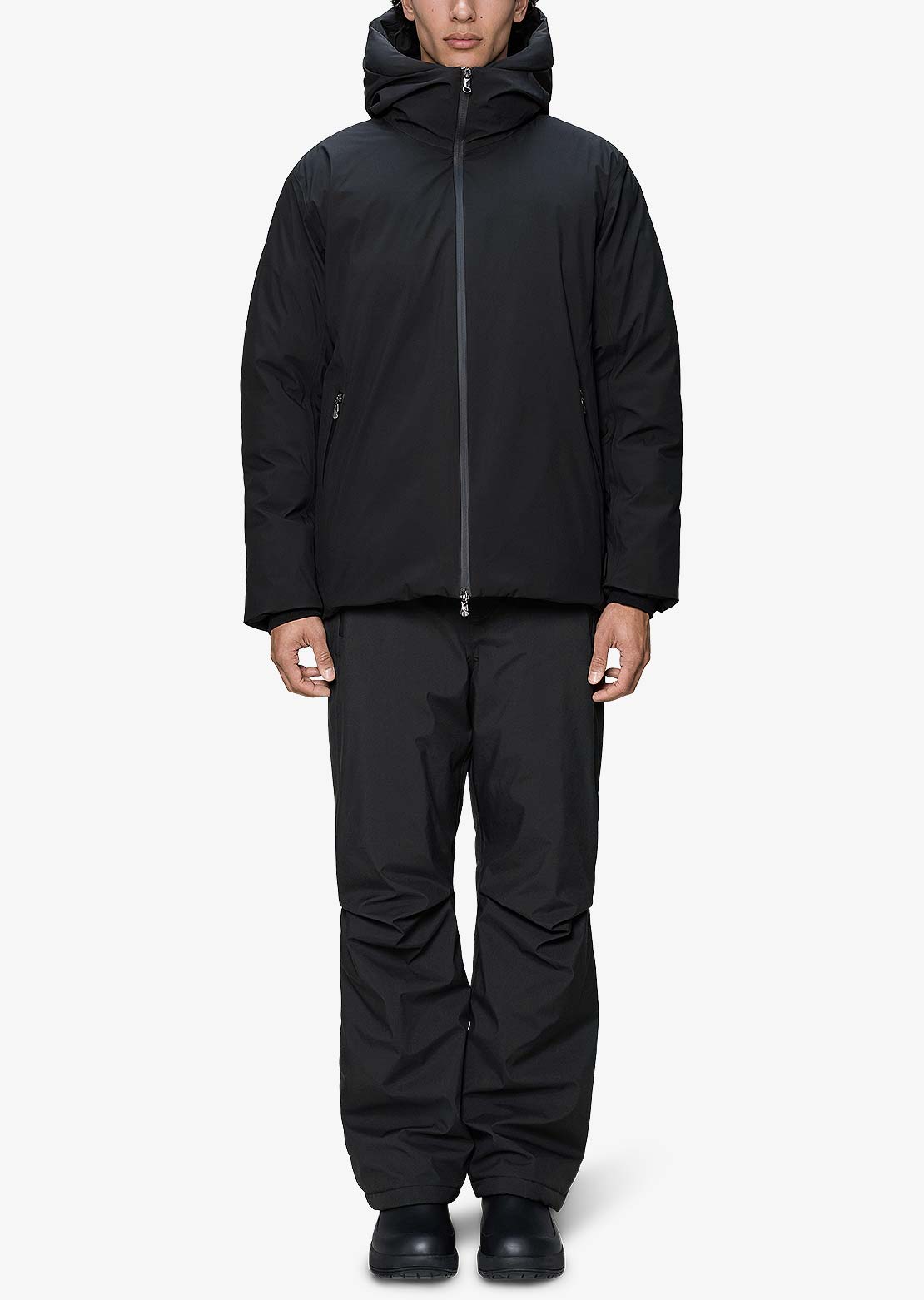 RAINS Unisex Sarna W4T3 Puffer Jacket Black