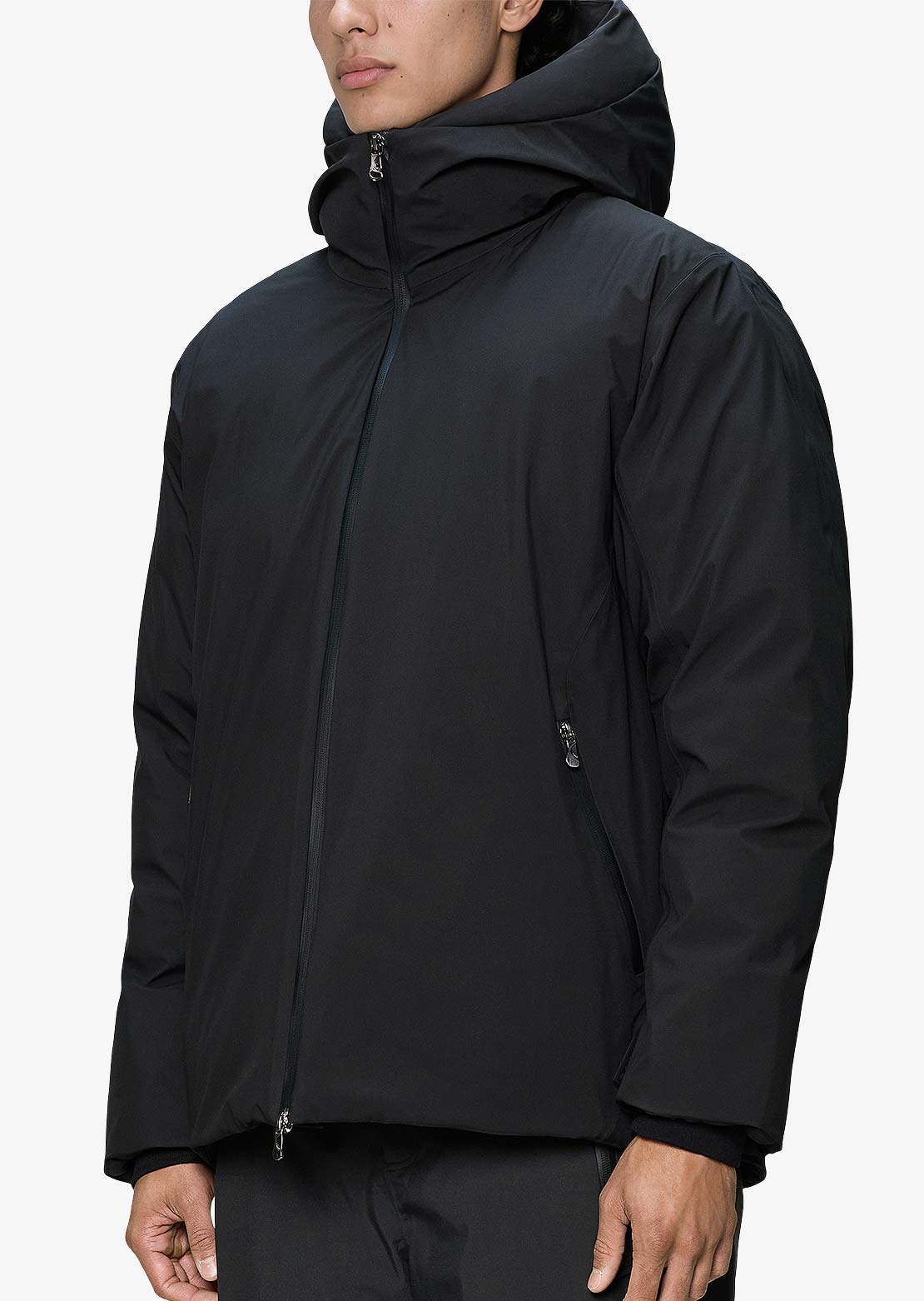 RAINS Unisex Sarna W4T3 Puffer Jacket Black