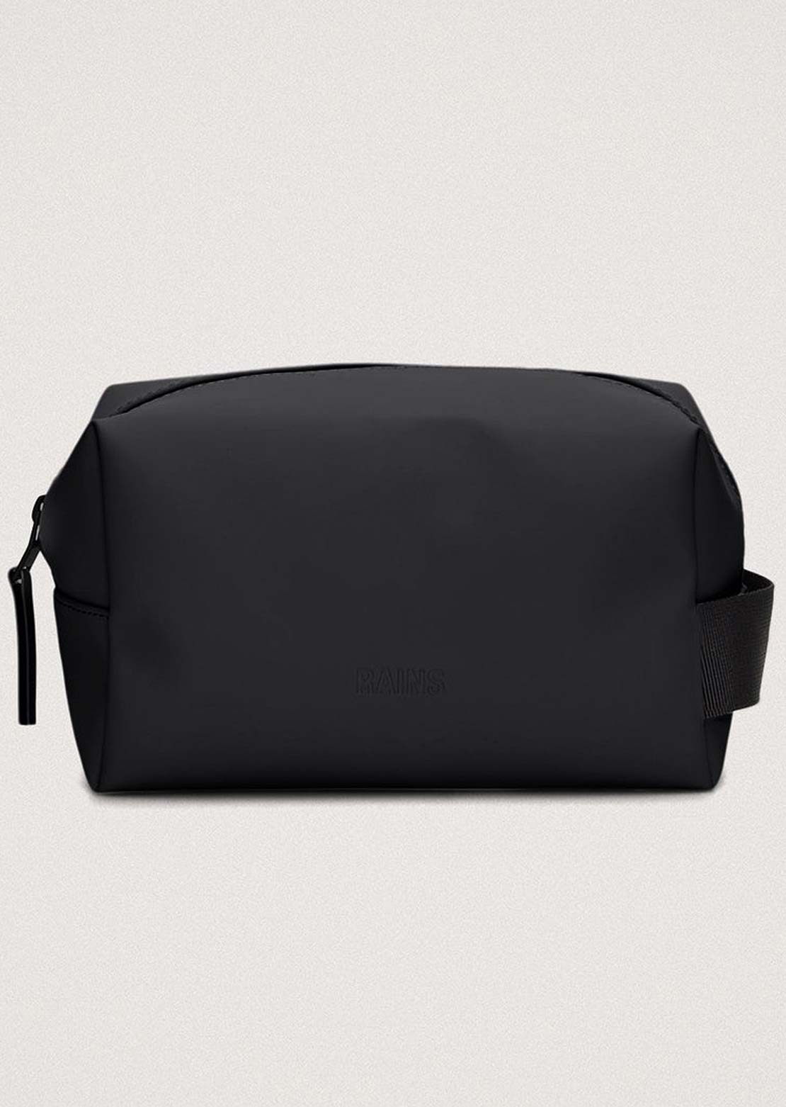 RAINS Unisex  Small W3 Wash Bag Black