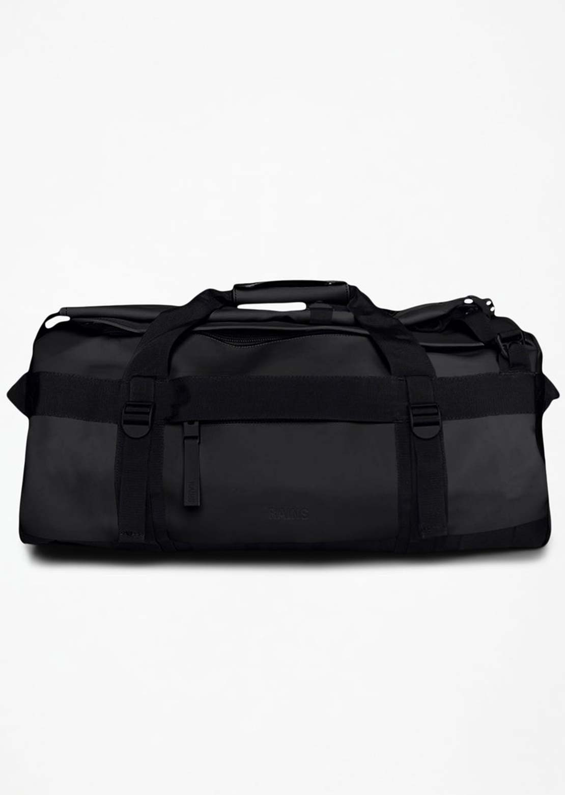 RAINS Unisex Texel Small W3 Duffel Bag Black