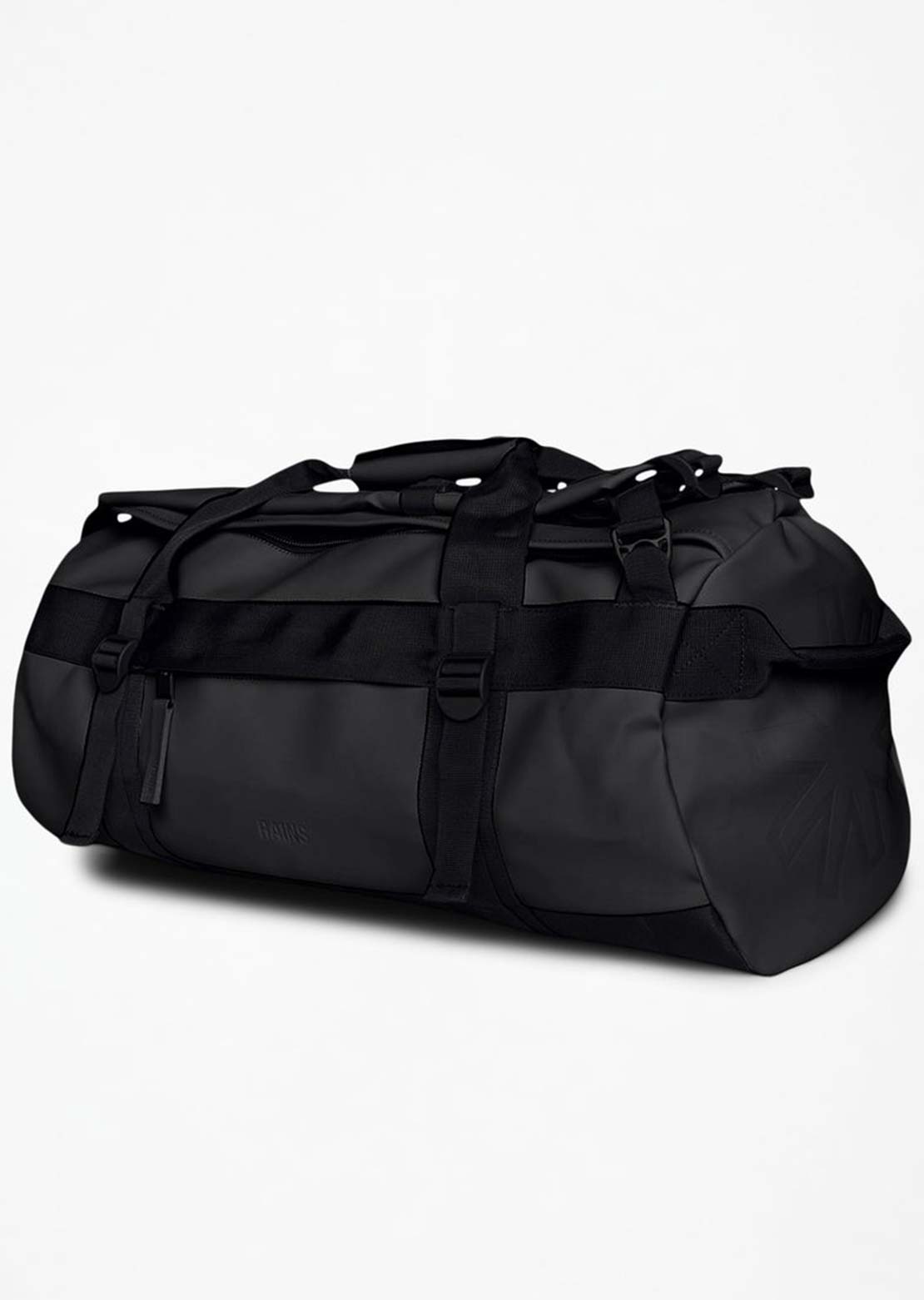 RAINS Unisex Texel Small W3 Duffel Bag Black