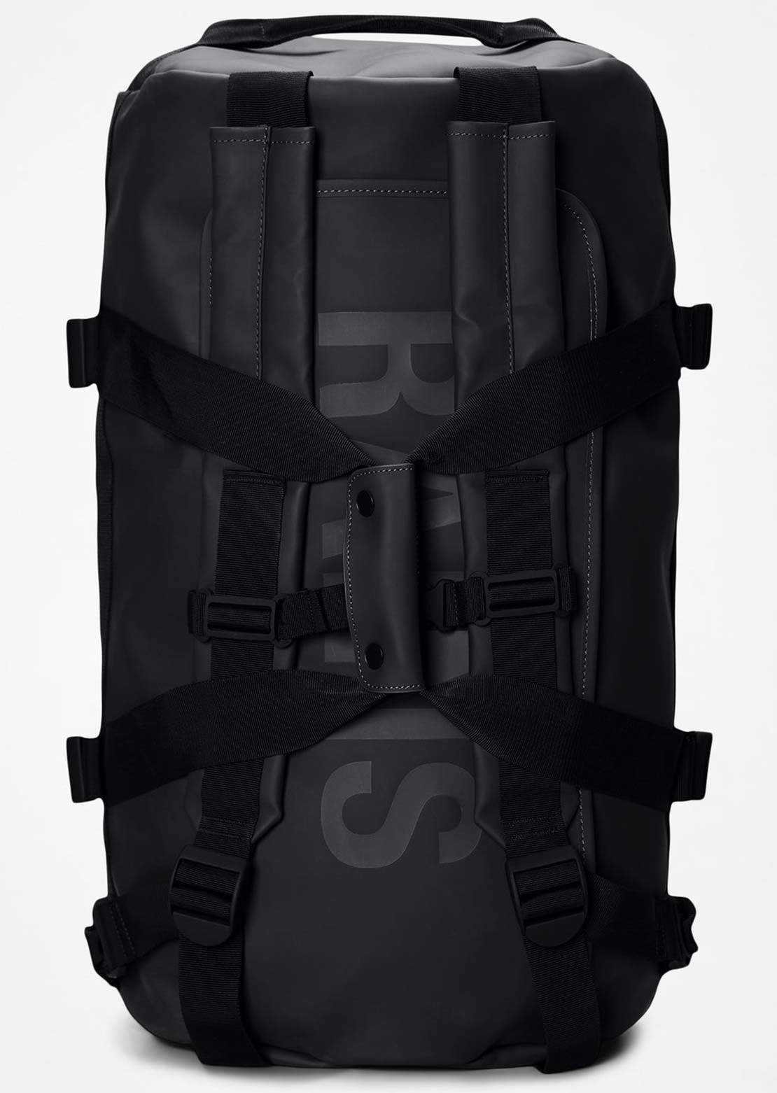 RAINS Unisex Texel Small W3 Duffel Bag Black