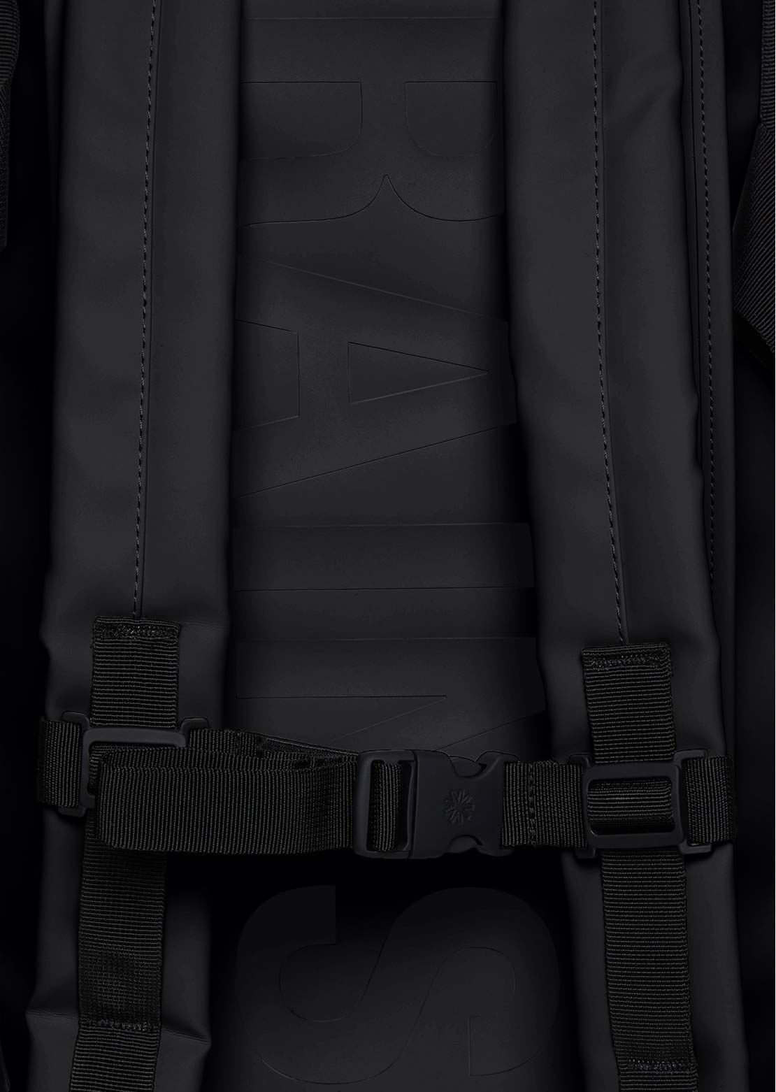 RAINS Unisex Texel Small W3 Duffel Bag Black