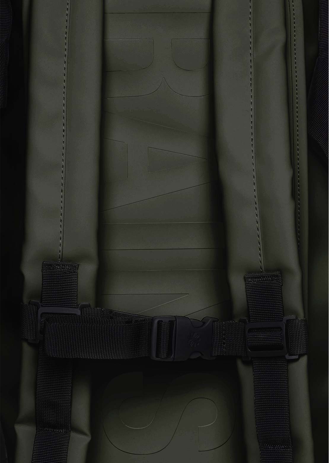 RAINS Unisex Texel Small W3 Duffel Bag Green