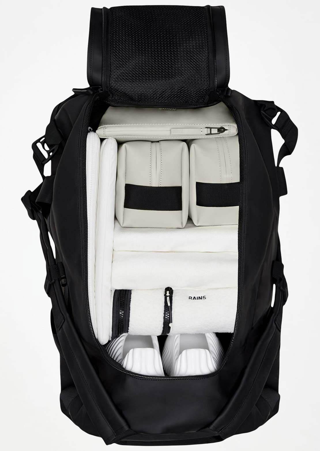 RAINS Unisex Texel Small W3 Duffel Bag