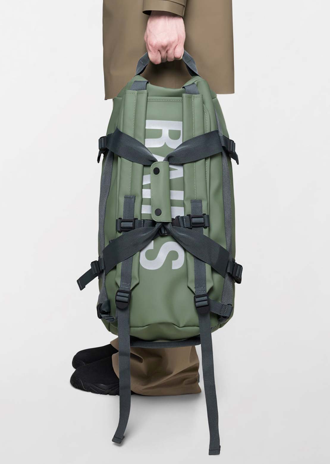 RAINS Unisex Texel Small W3 Duffel Bag Well
