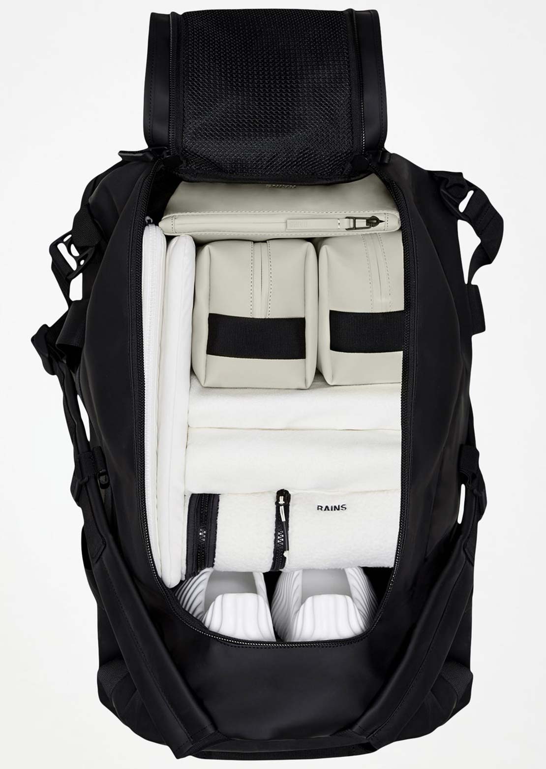 RAINS Unisex Texel Small W3 Duffel Bag Well