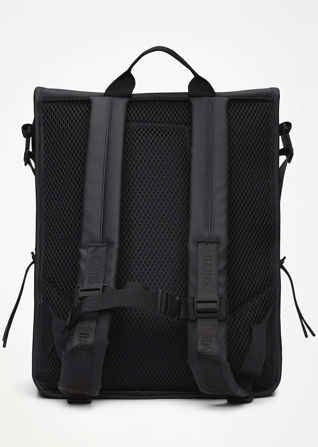 RAINS Unisex Trail Mountaineer W3 Rolltop Backpack Black