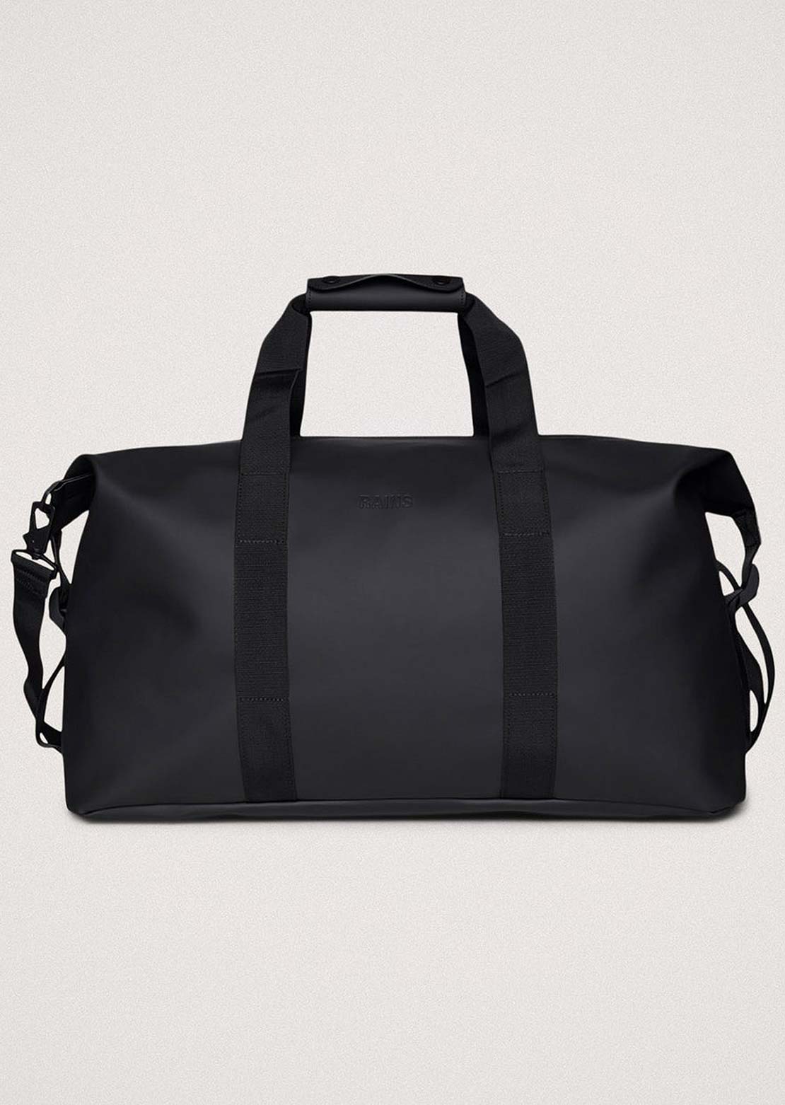 RAINS Unisex W3 Hilo Weekend Bag Black