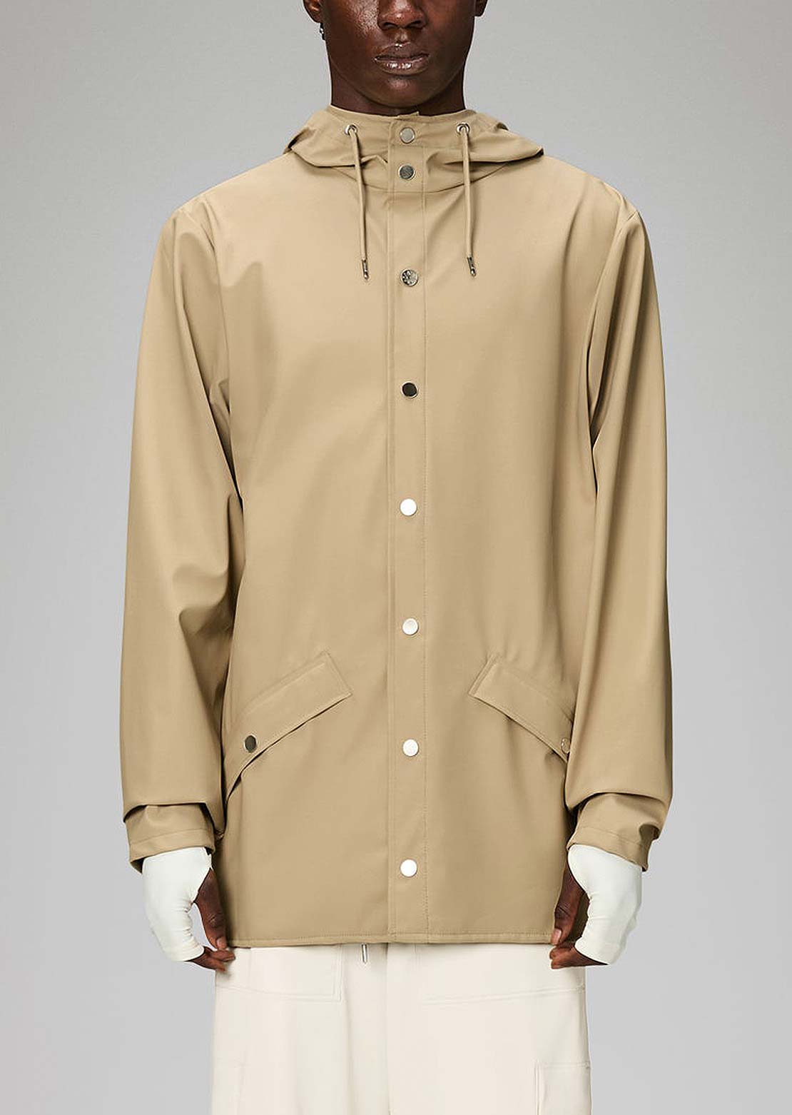 RAINS Unisex W3 Jacket Sand