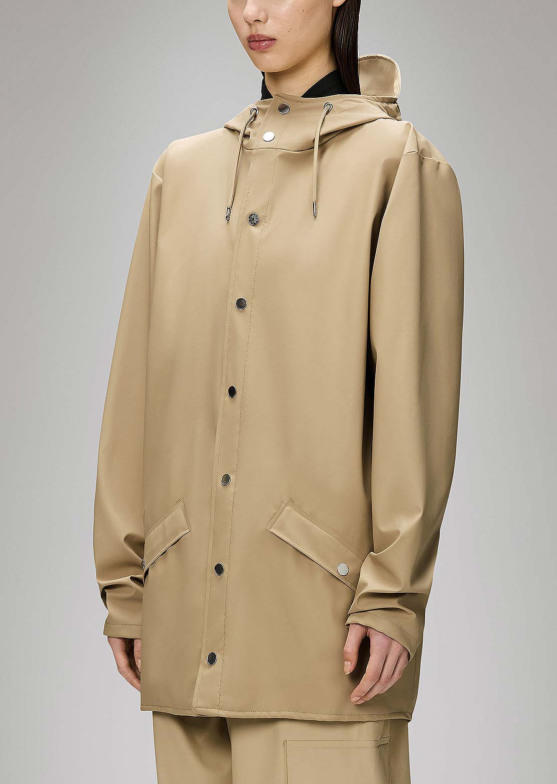 RAINS Unisex W3 Jacket Sand