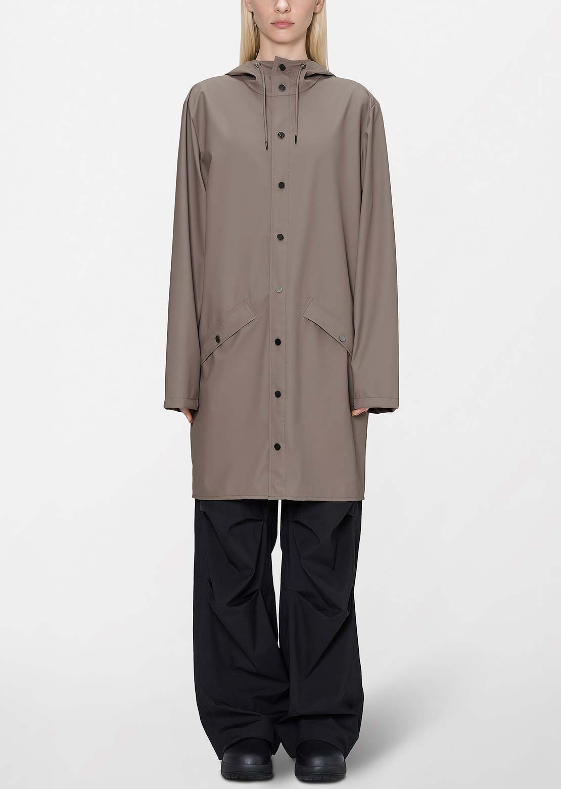 RAINS Unisexe W3 Long Manteau