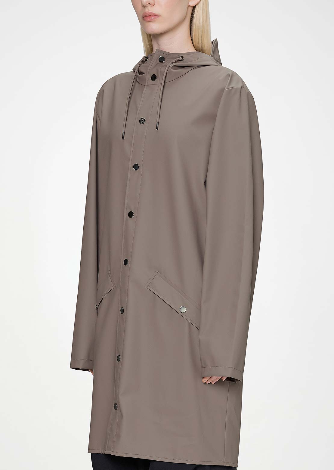 RAINS Unisexe W3 Long Manteau