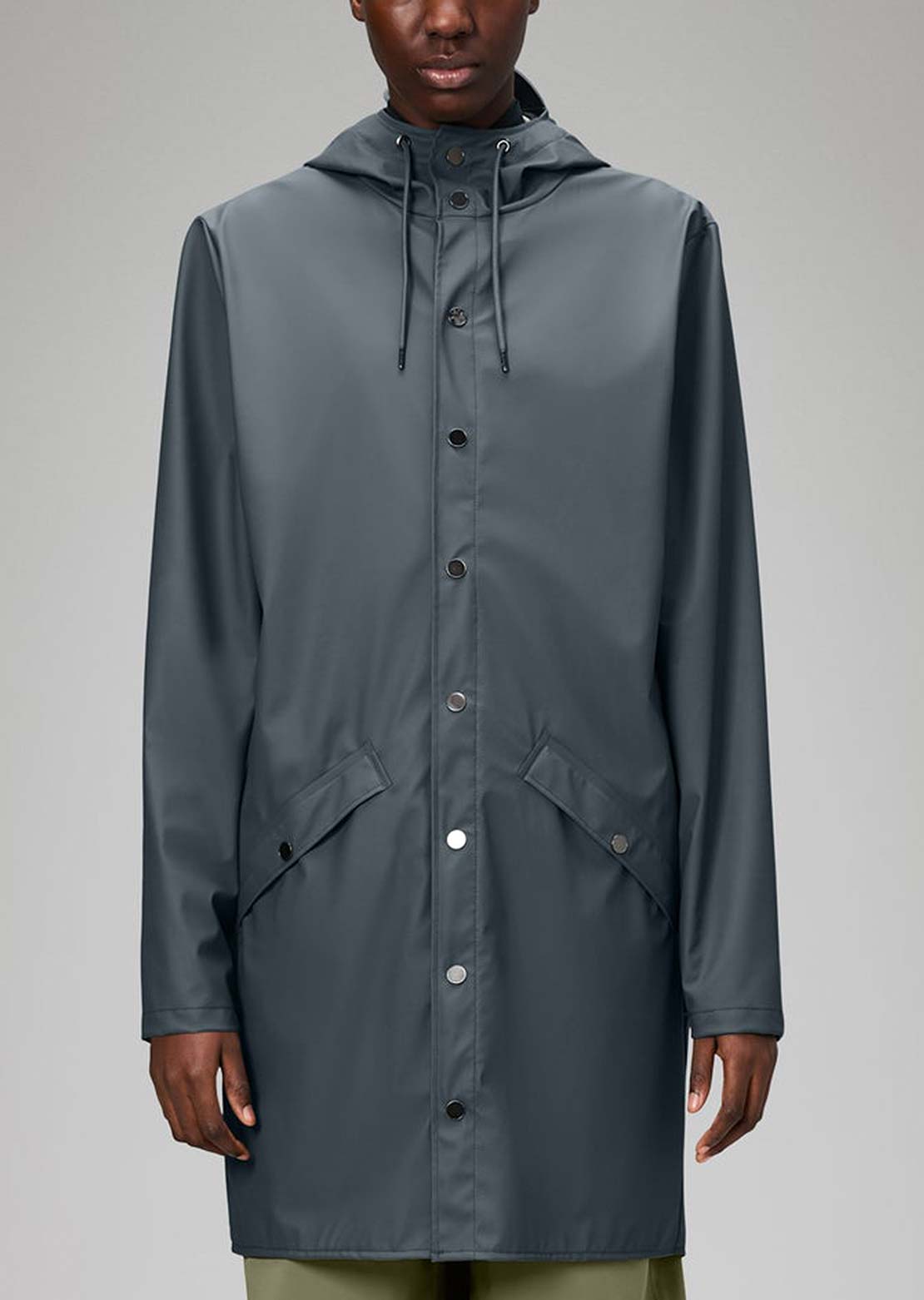 RAINS Unisex W3 Long Jacket Lagoon