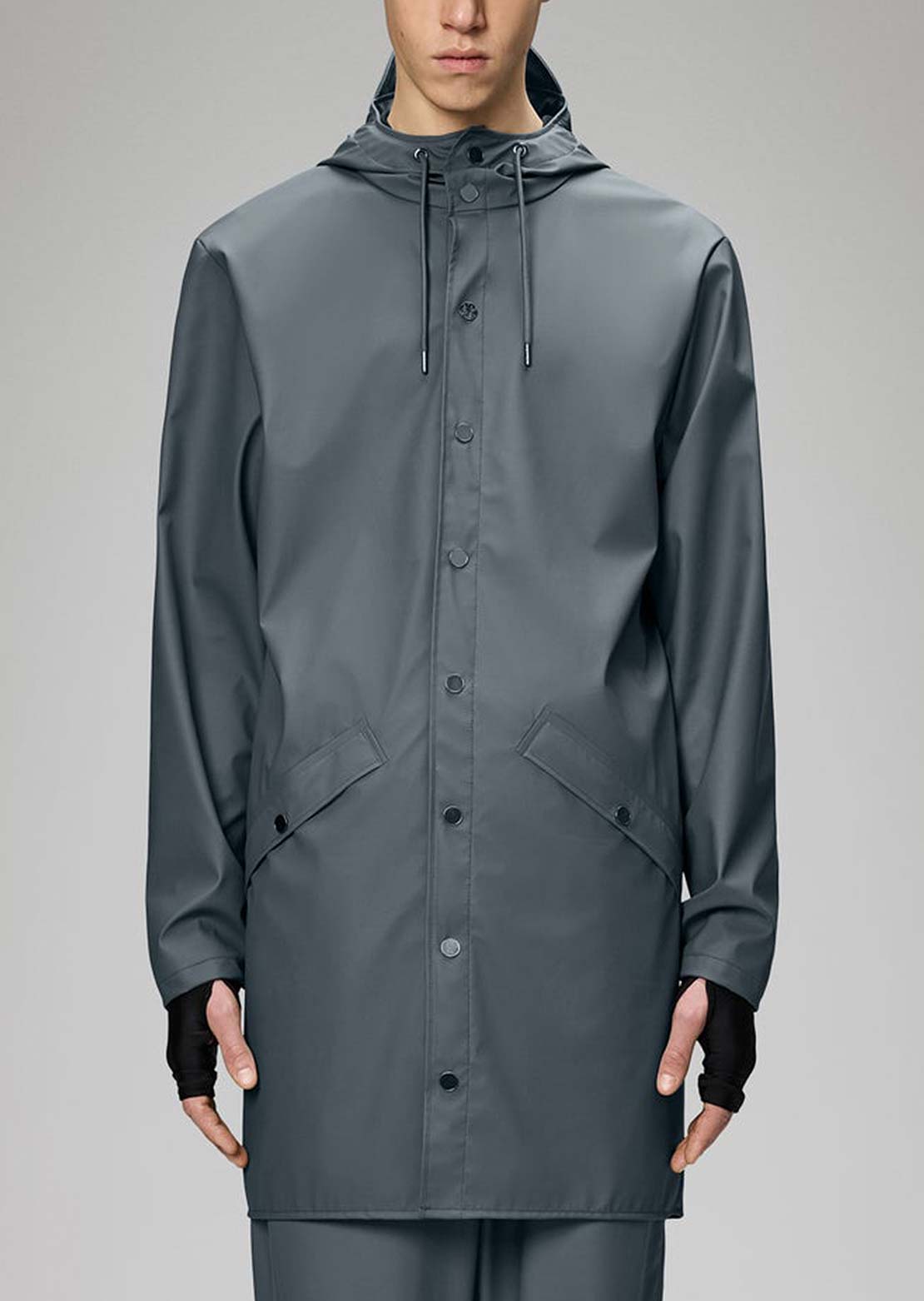 RAINS Unisex W3 Long Jacket Lagoon