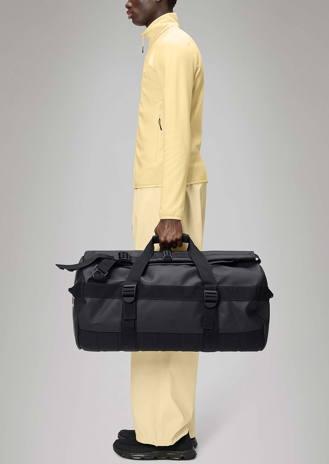 RAINS Unisex W3 Texel Duffel Bag Black