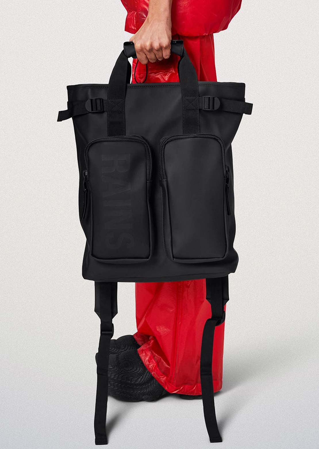 rain tote backpack RAINS Unisex W3 Texel Tote Backpack