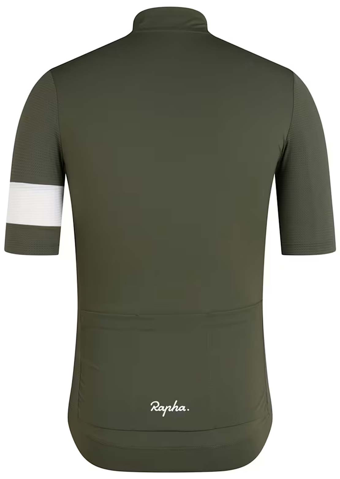 Rapha Men's Core Lightweight Jersey Dark Green/White