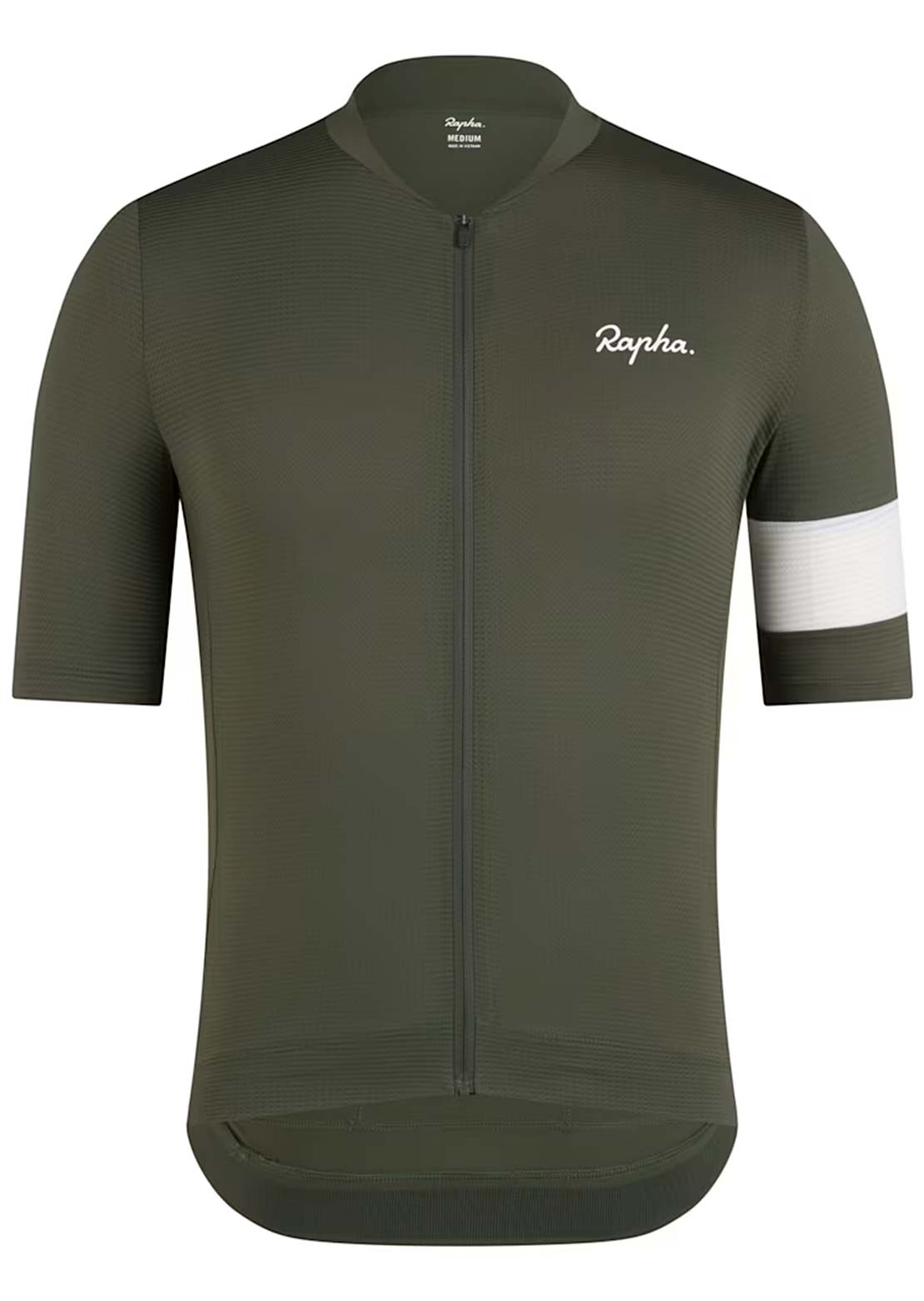 Rapha Men's Core Lightweight Jersey Dark Green/White