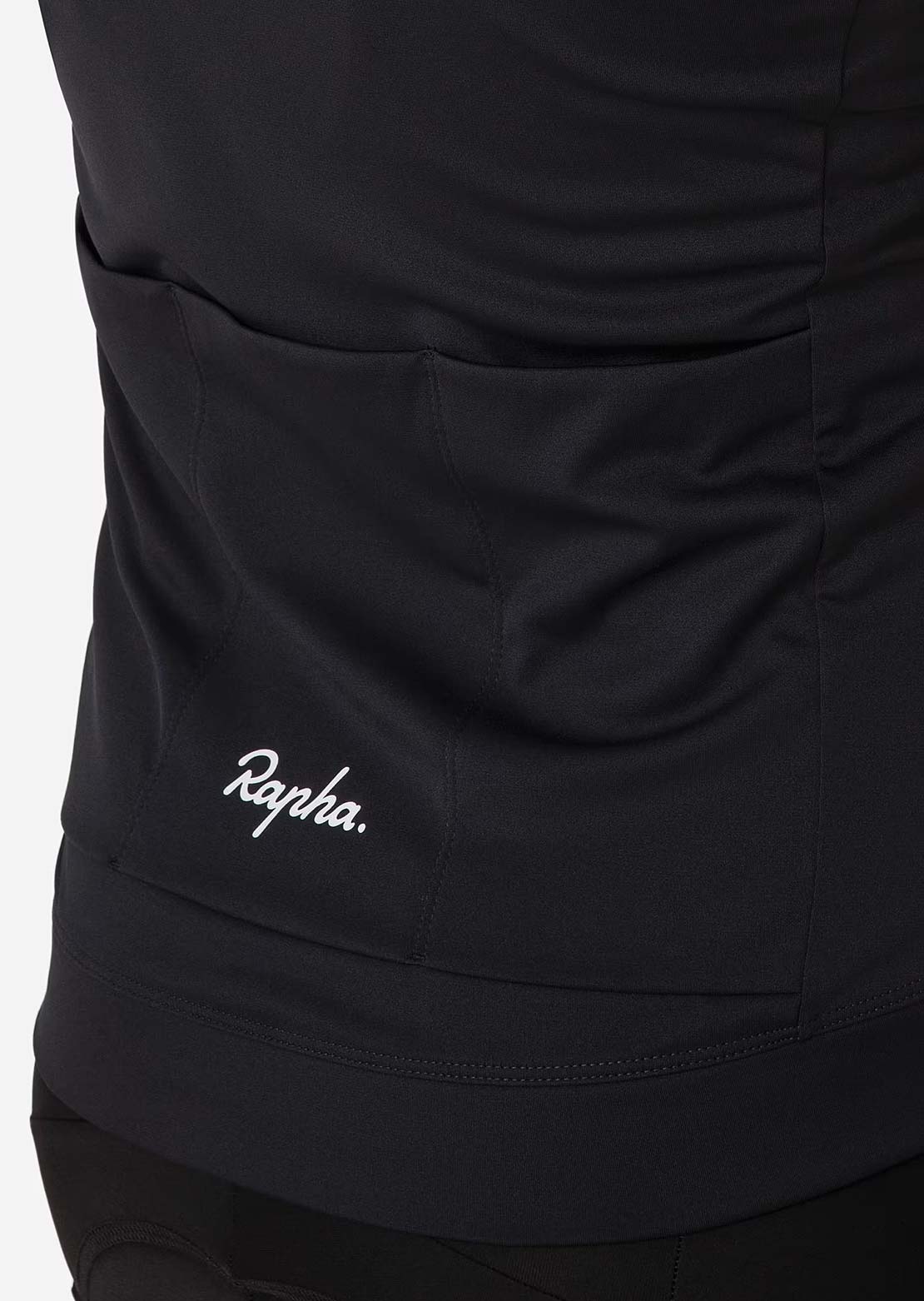Rapha Men's Core Thermal Long Sleeve Jersey Black/White