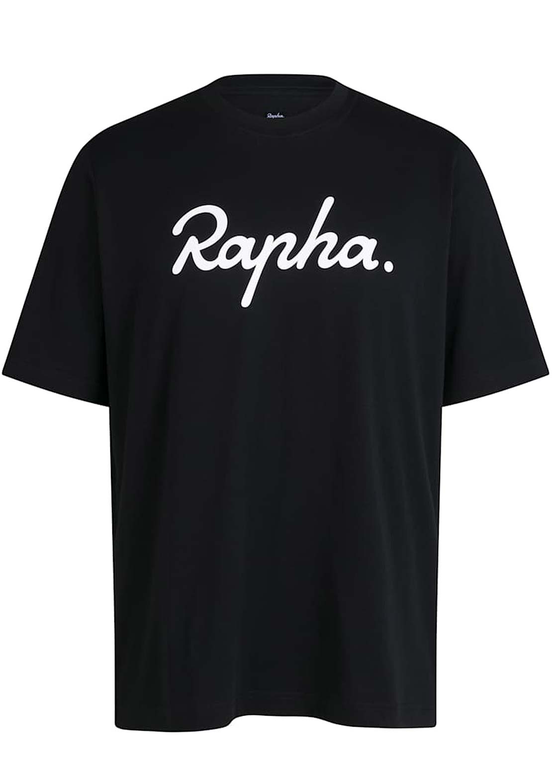 Rapha Men's Cotton Large Logo T-shirt Black/White
