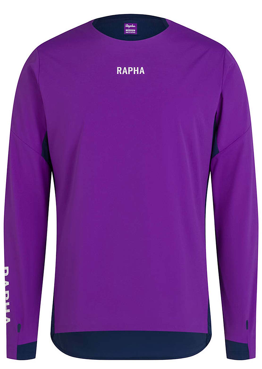 Rapha Men's Trail Finale Windblock Jersey Pansy/Dress Blues